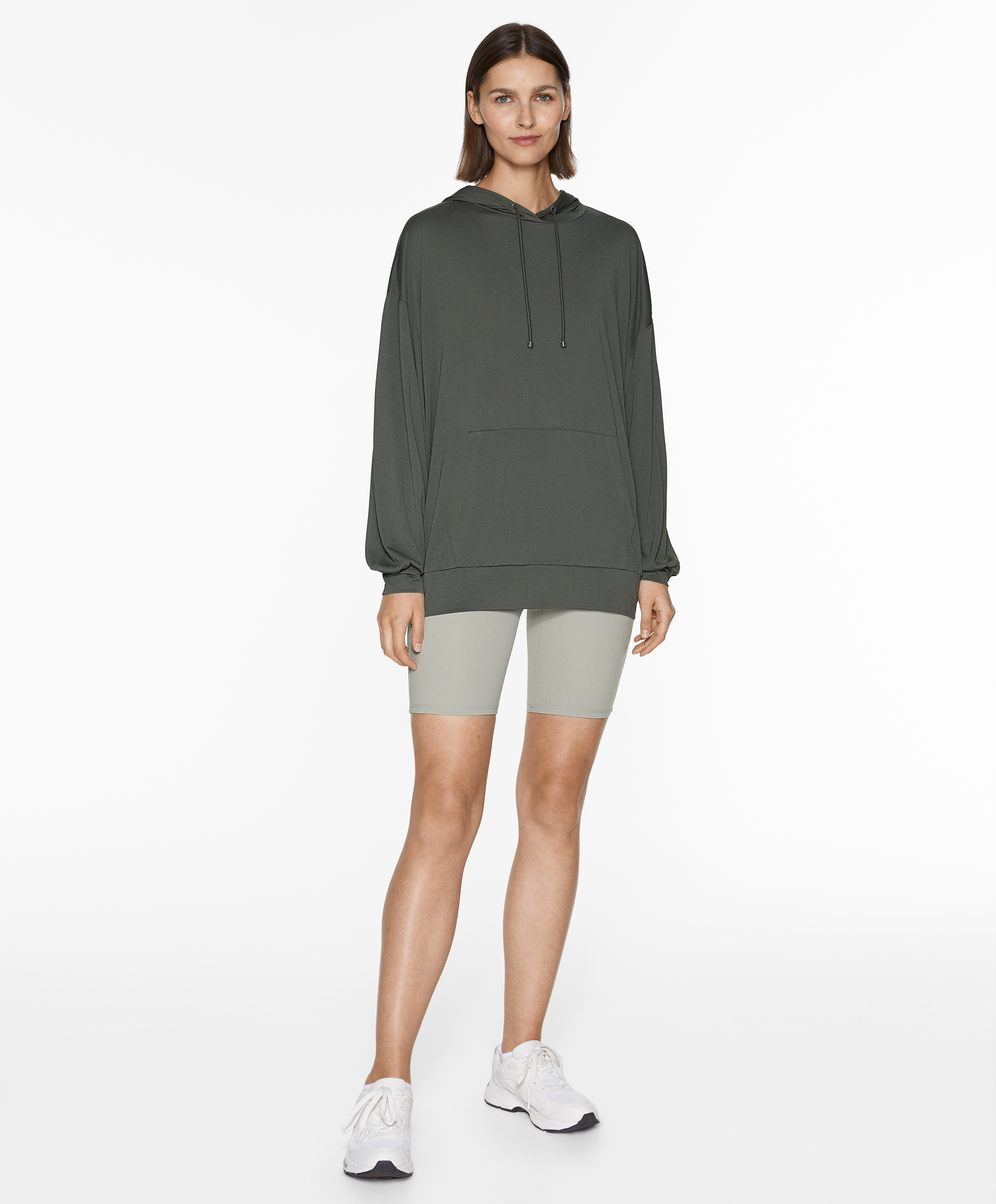 Modal blend oversize hoodie