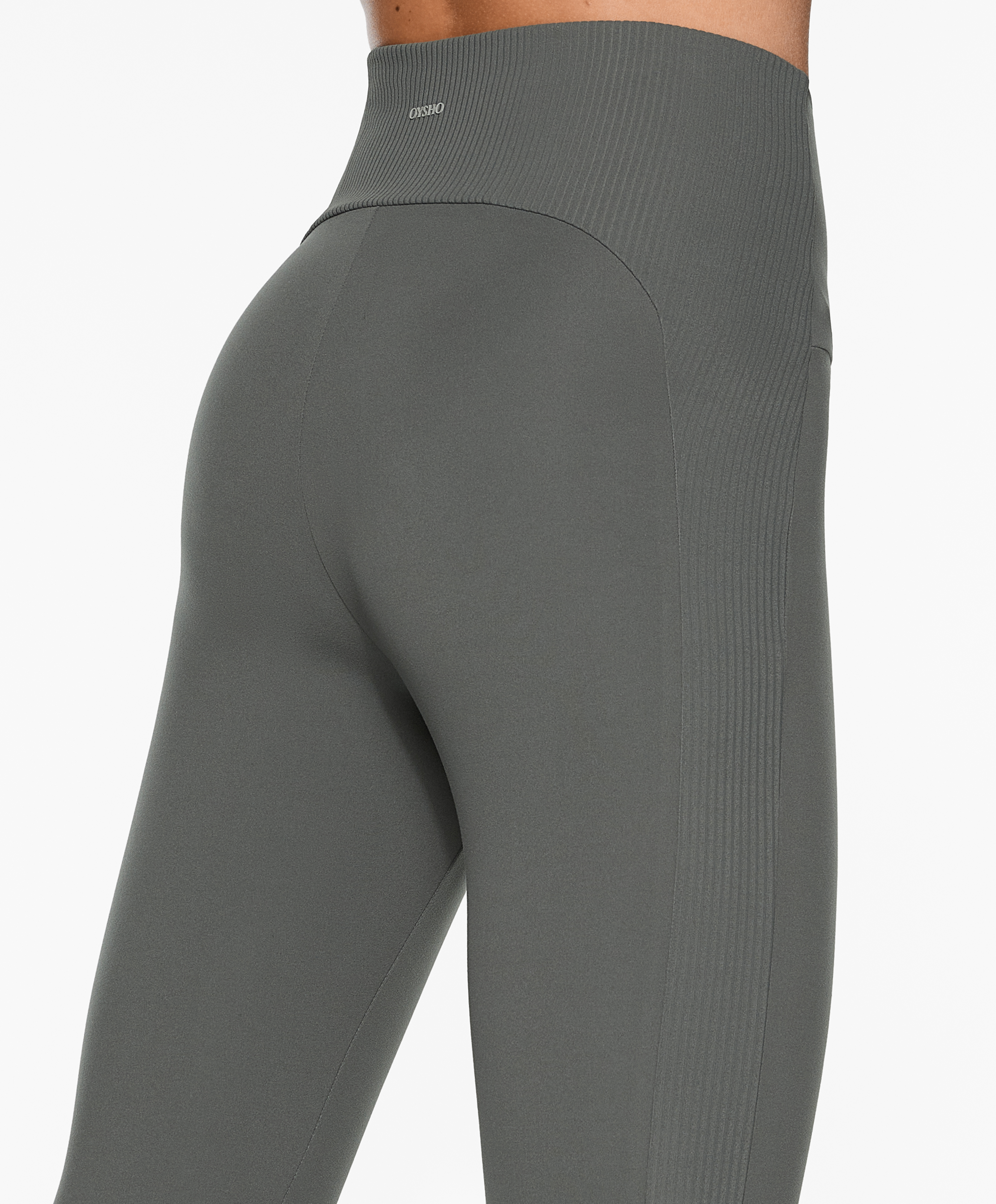 Comfortlux high-rise rib 65cm ankle-length leggings