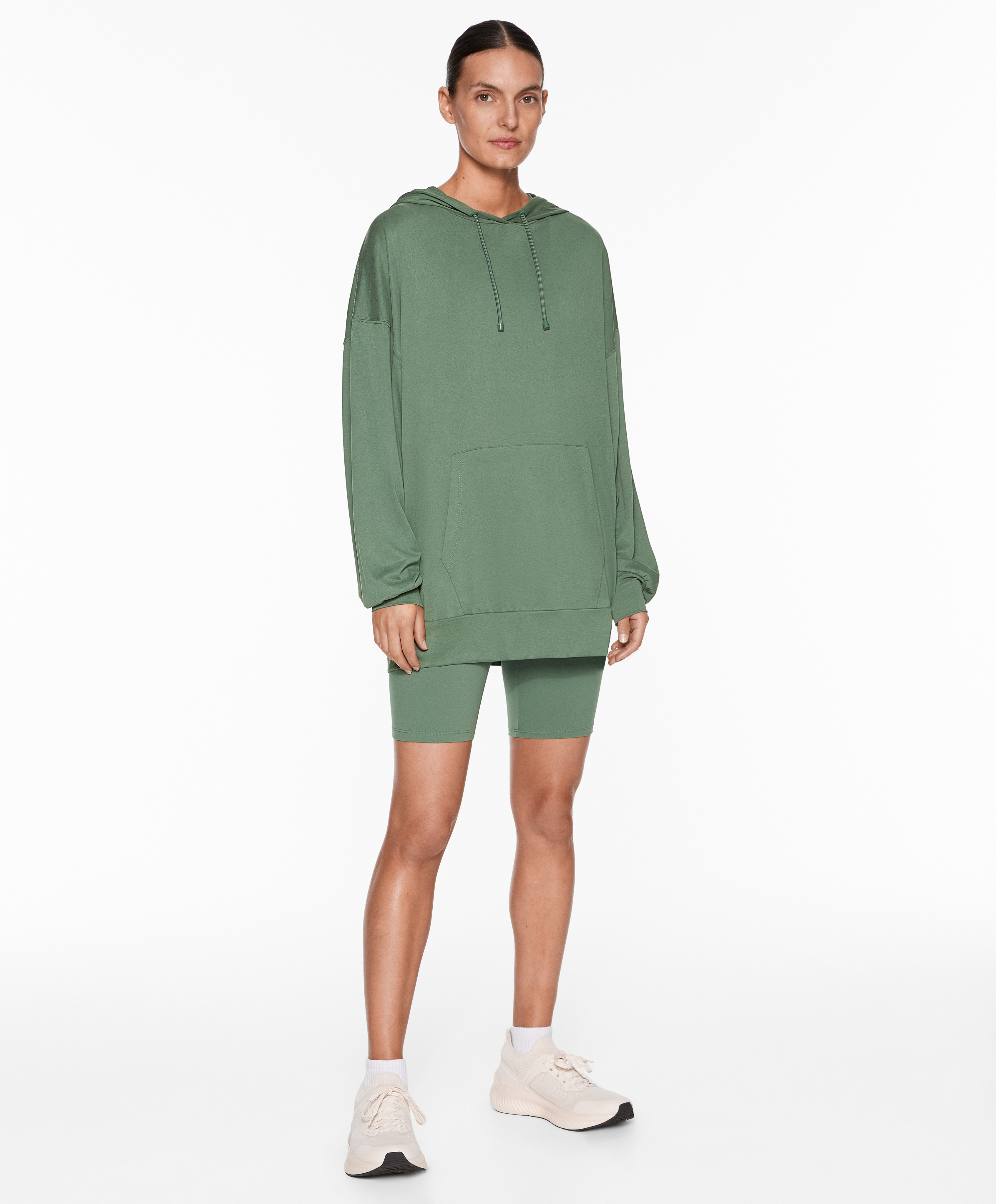 Modal blend oversize hoodie