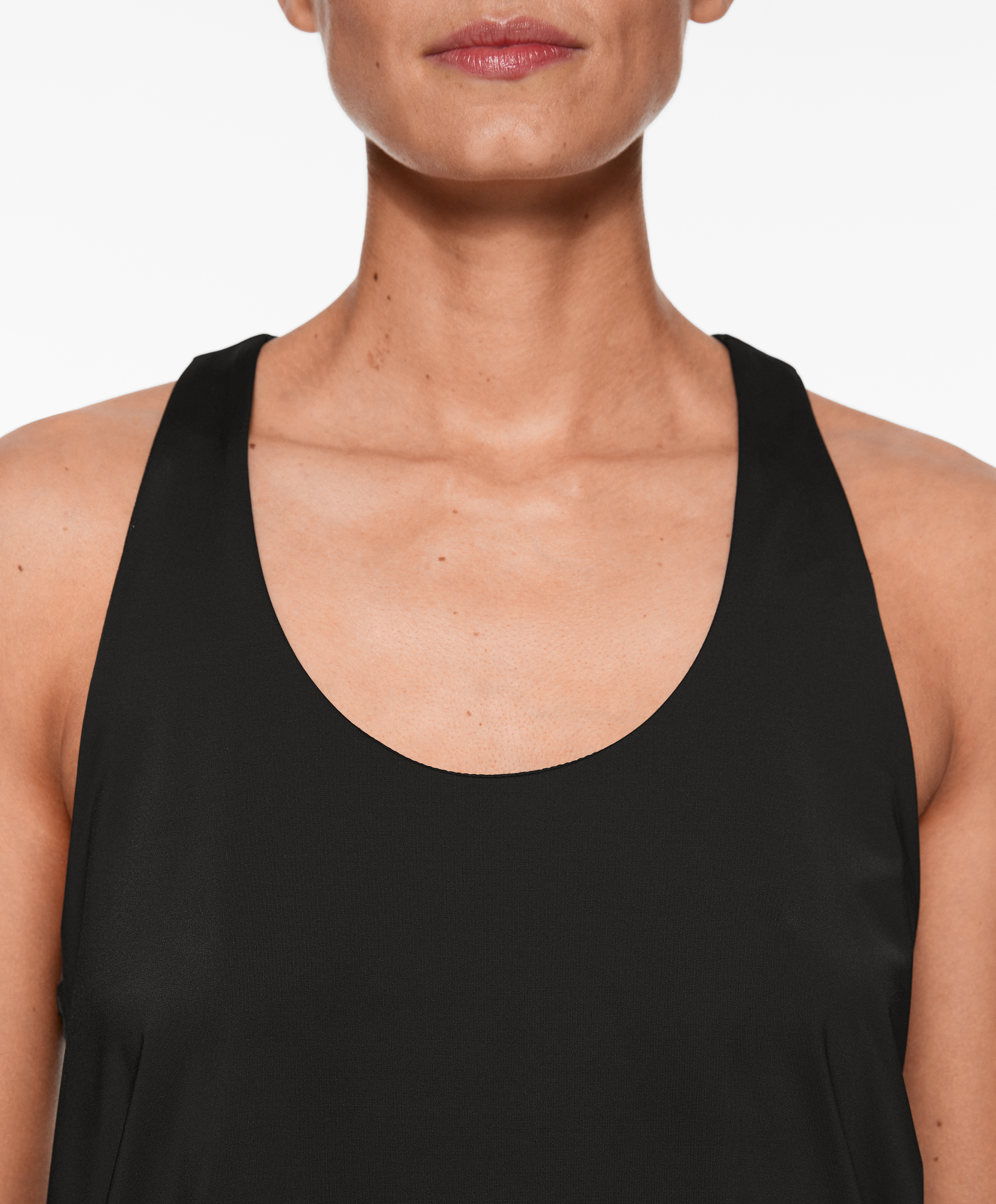 Wide-strap technical top