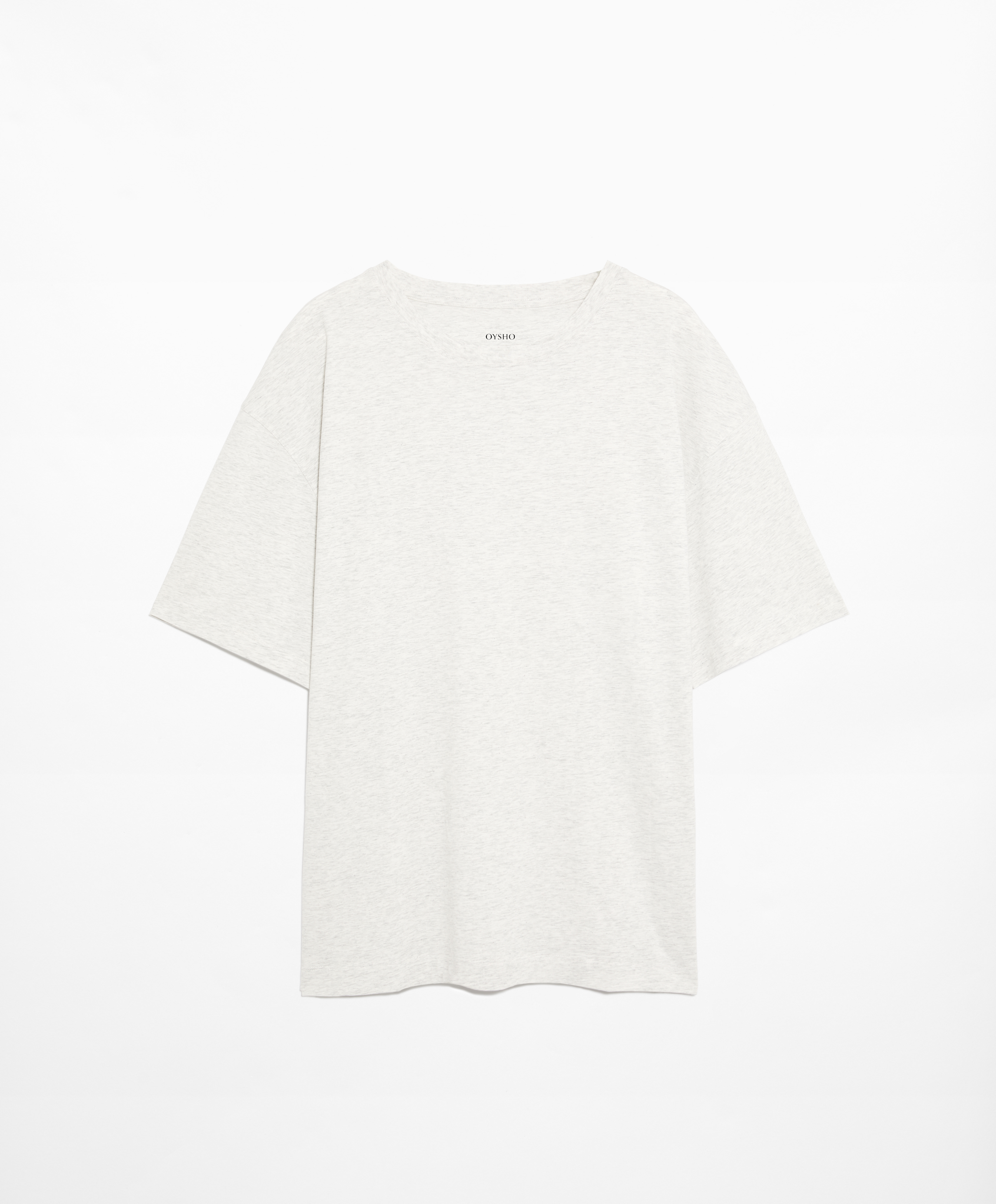 Short sleeve cotton blend T-shirt