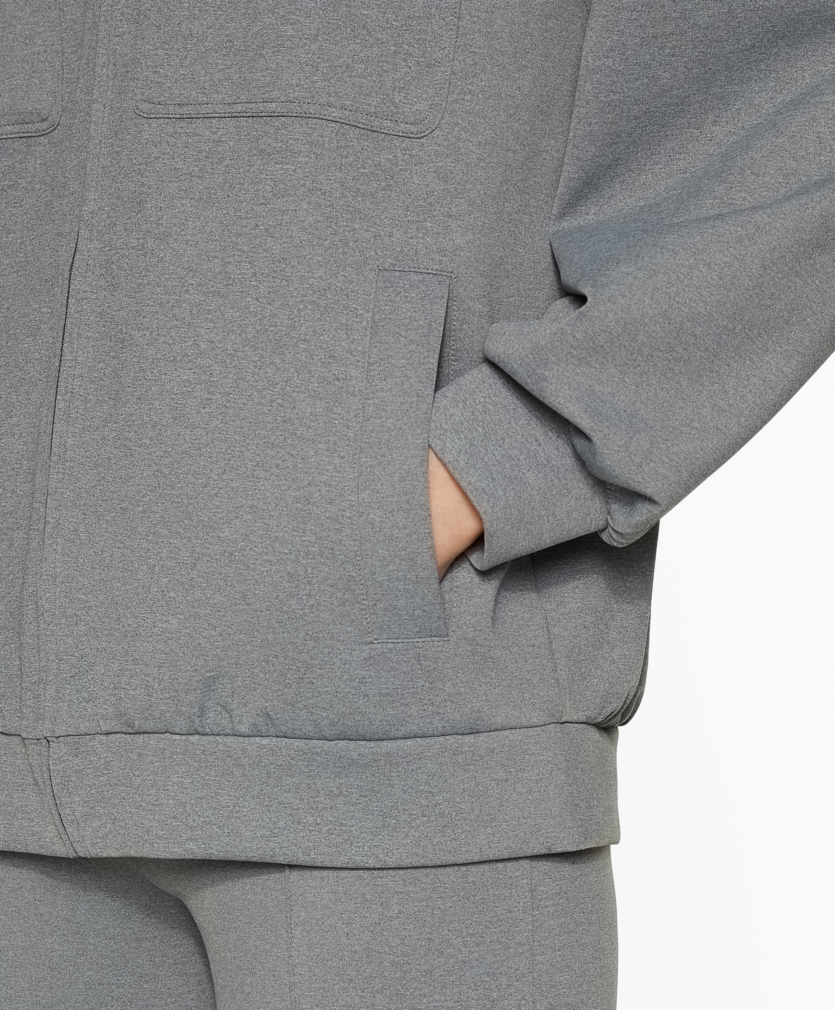 Neoprene-effect jacket