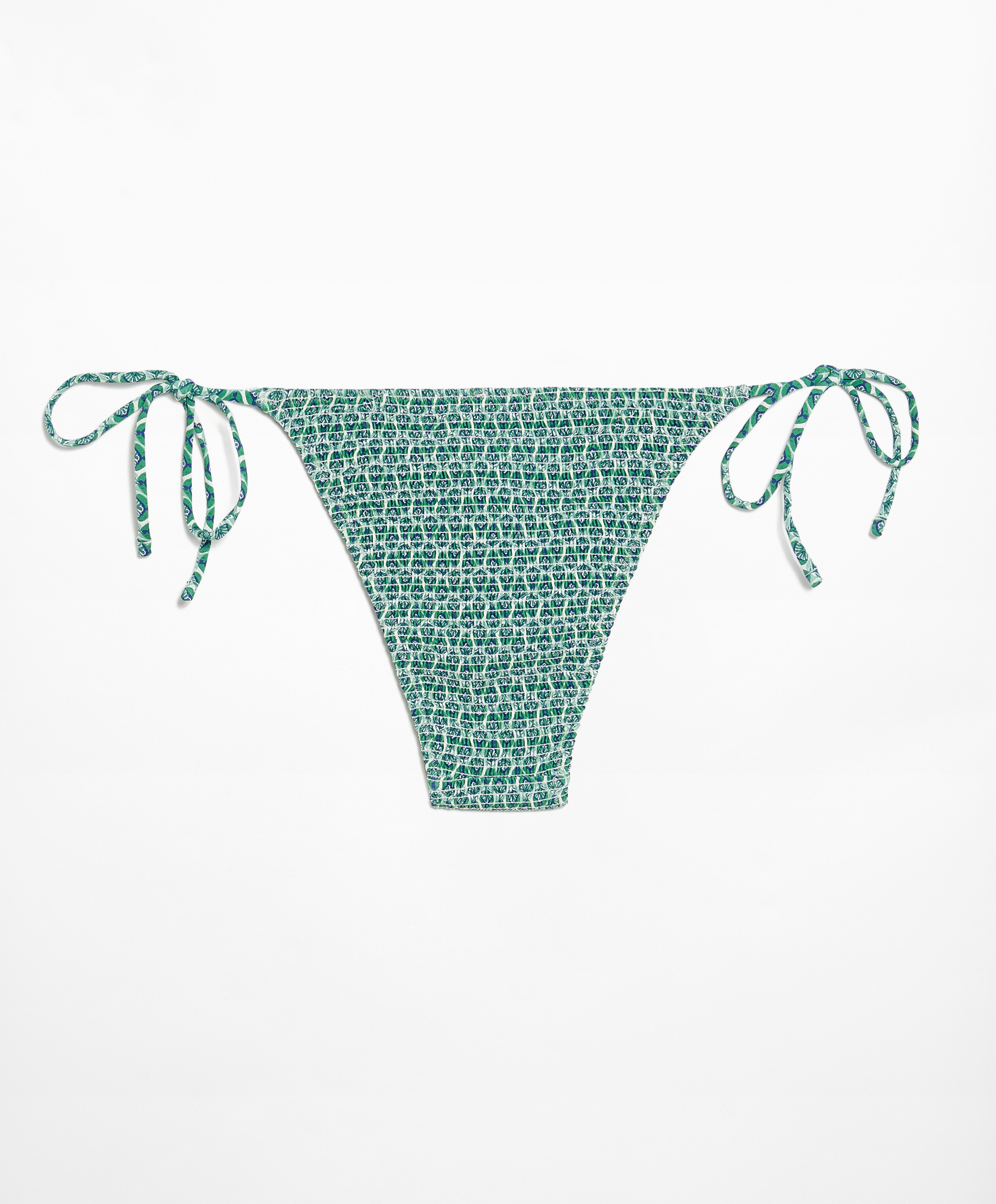 Smock medium-coverage bikini briefs with ties
