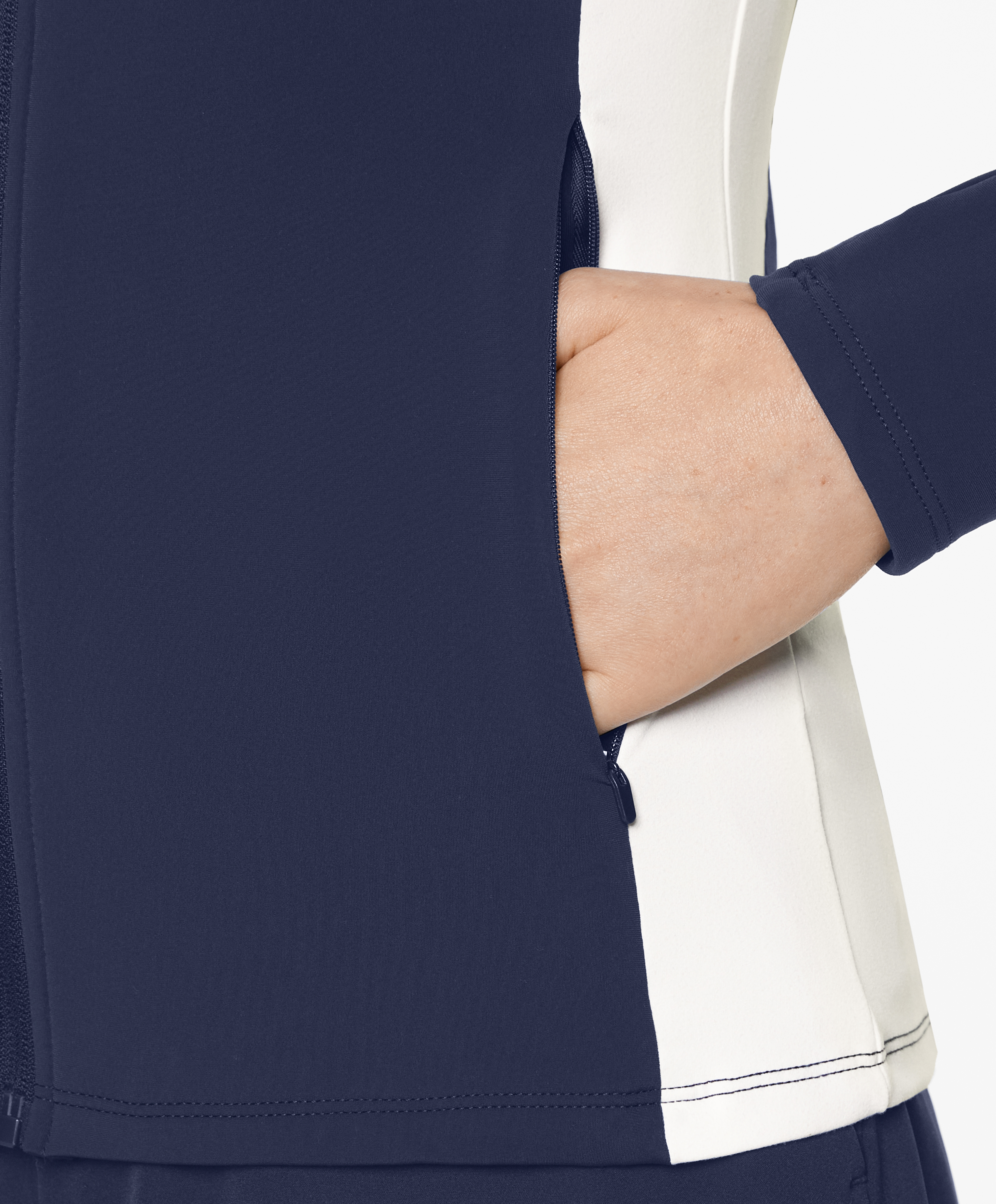 Light and warm technical running jacket