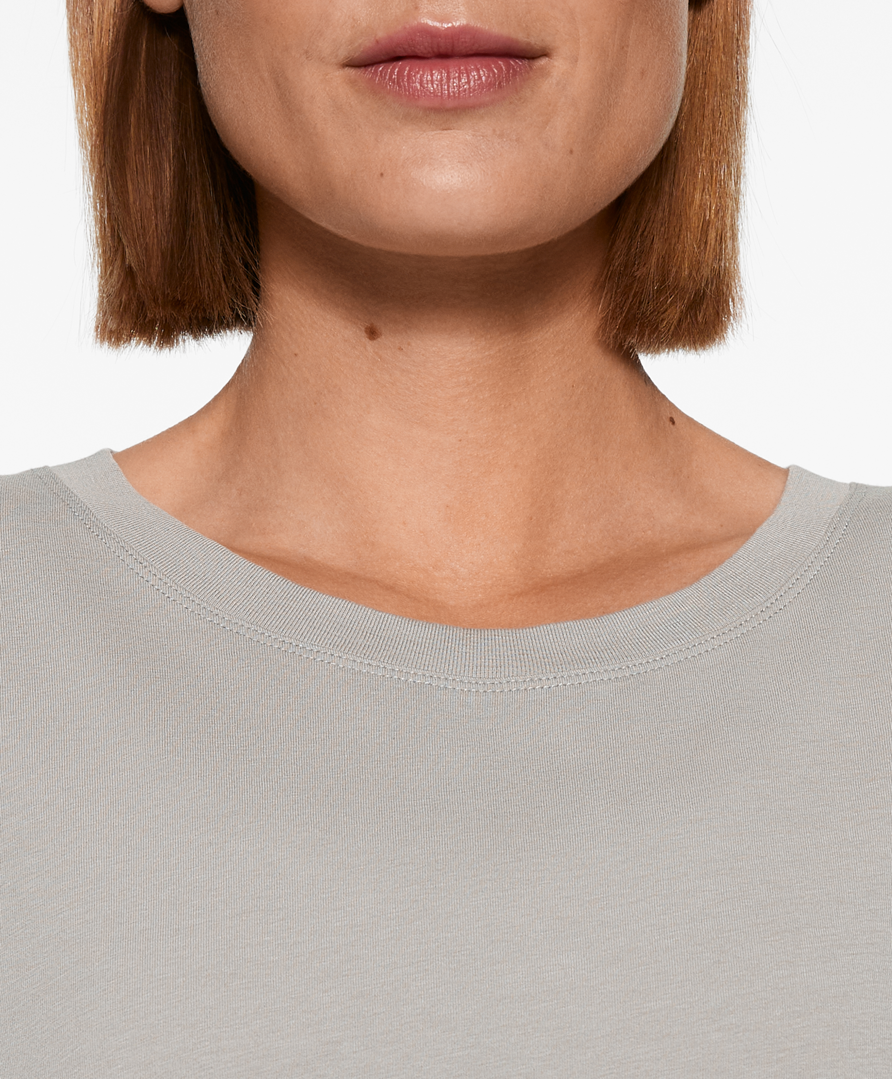 Short sleeve cotton blend T-shirt