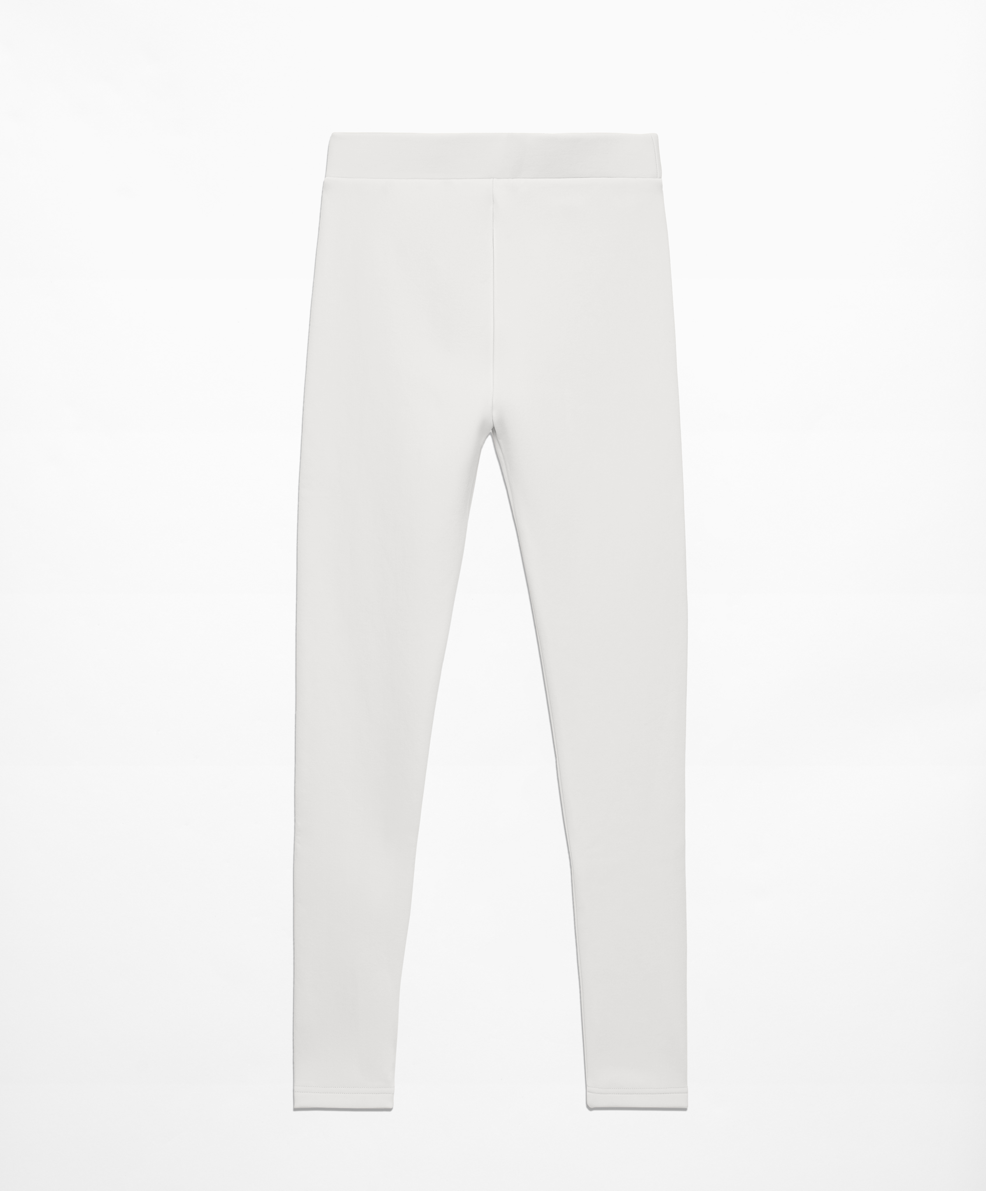 Super-extra-warm seamless 65cm ankle-length leggings