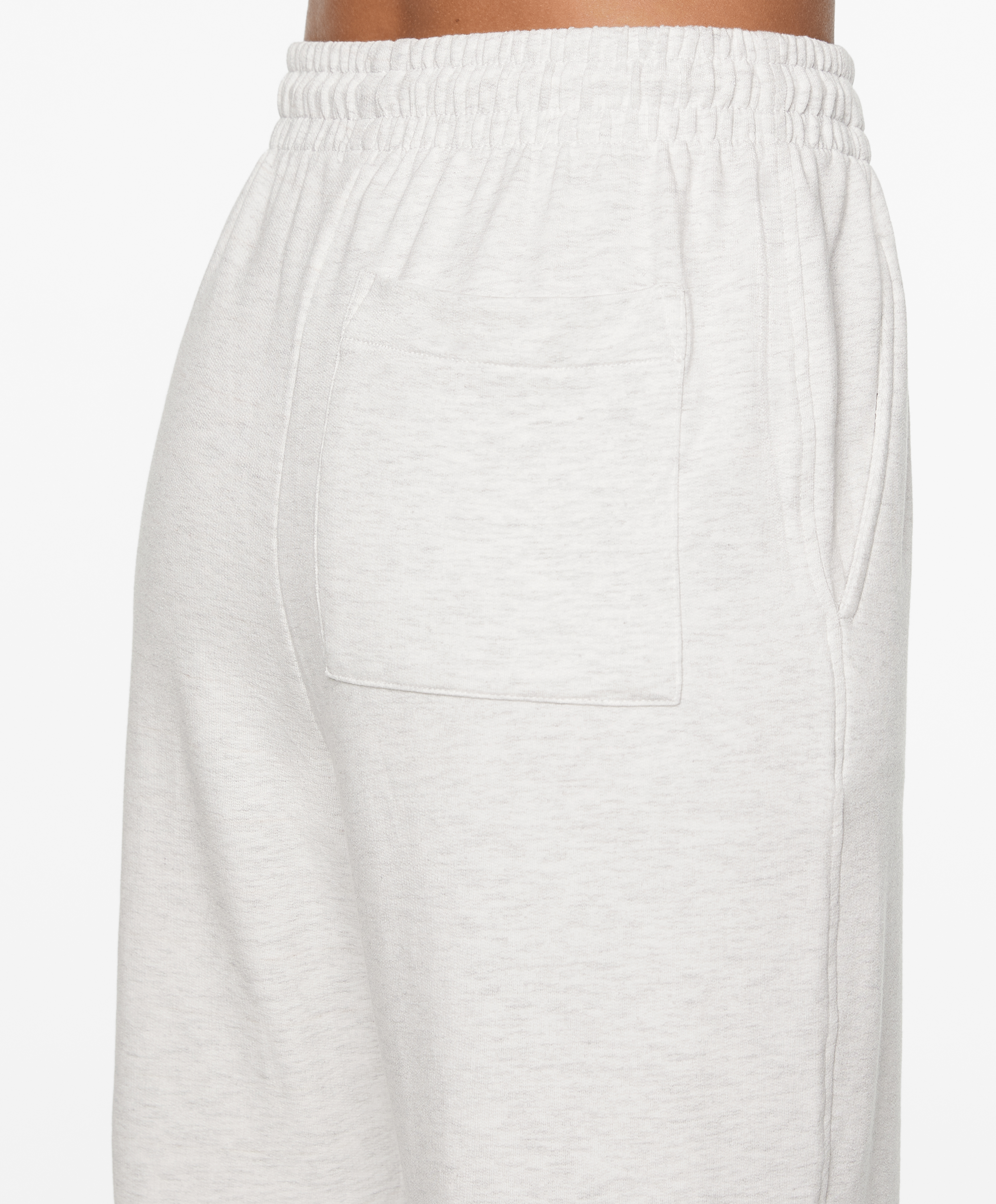 Relaxed straight-leg trousers with cotton and modal