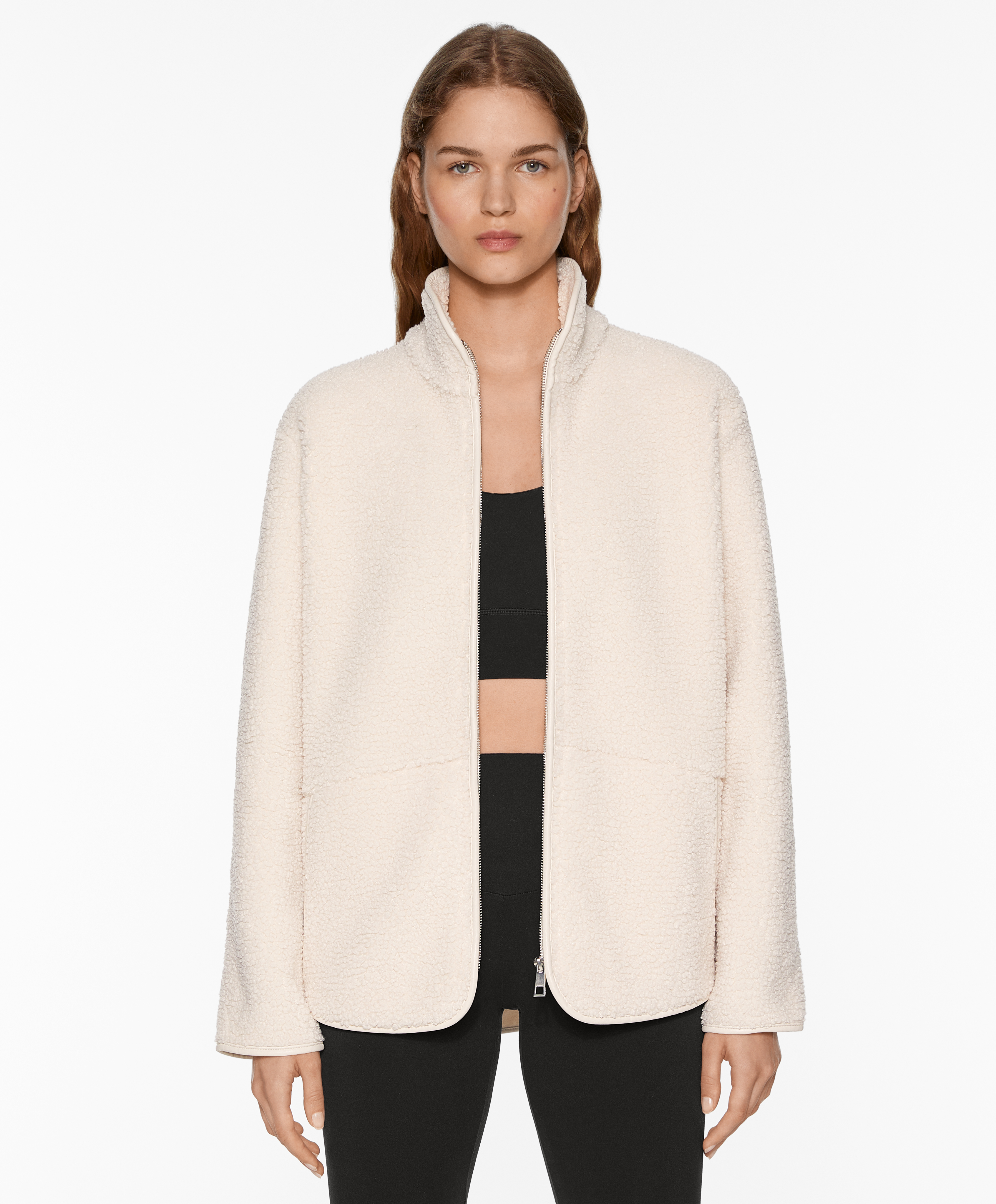 Faux-shearling jacket