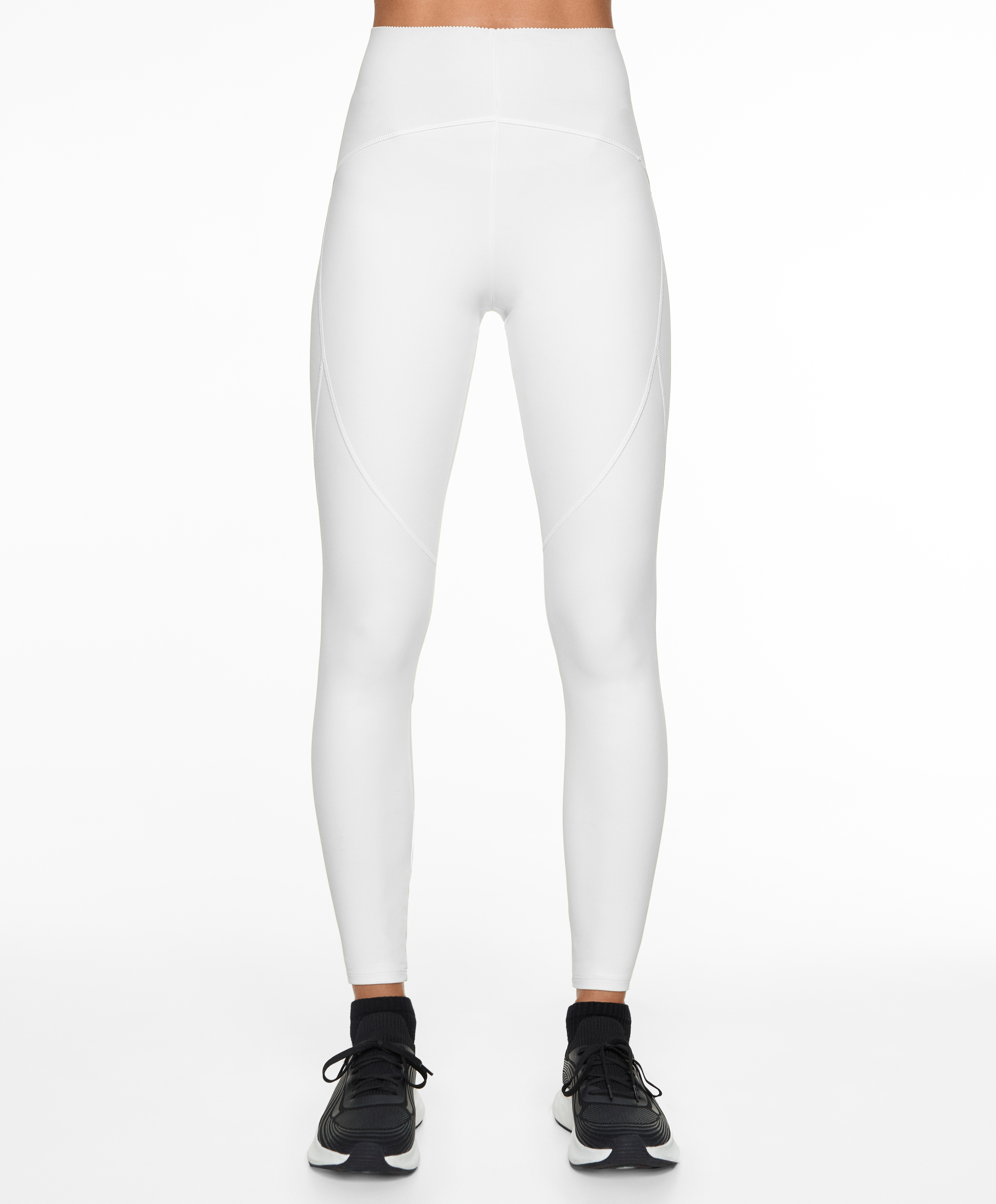 Basic compressive ankle-length leggings