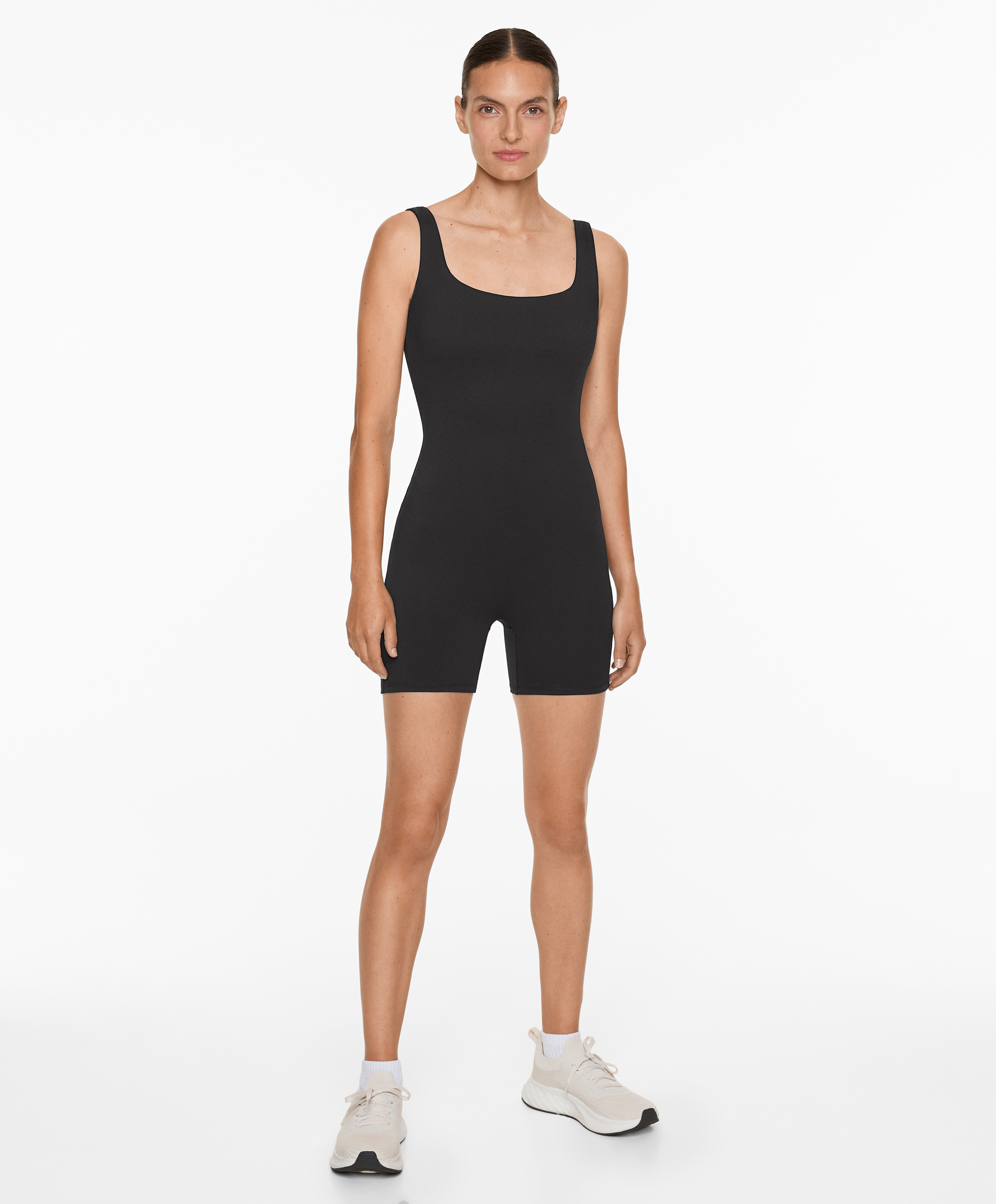Comfortlux crossover back short jumpsuit