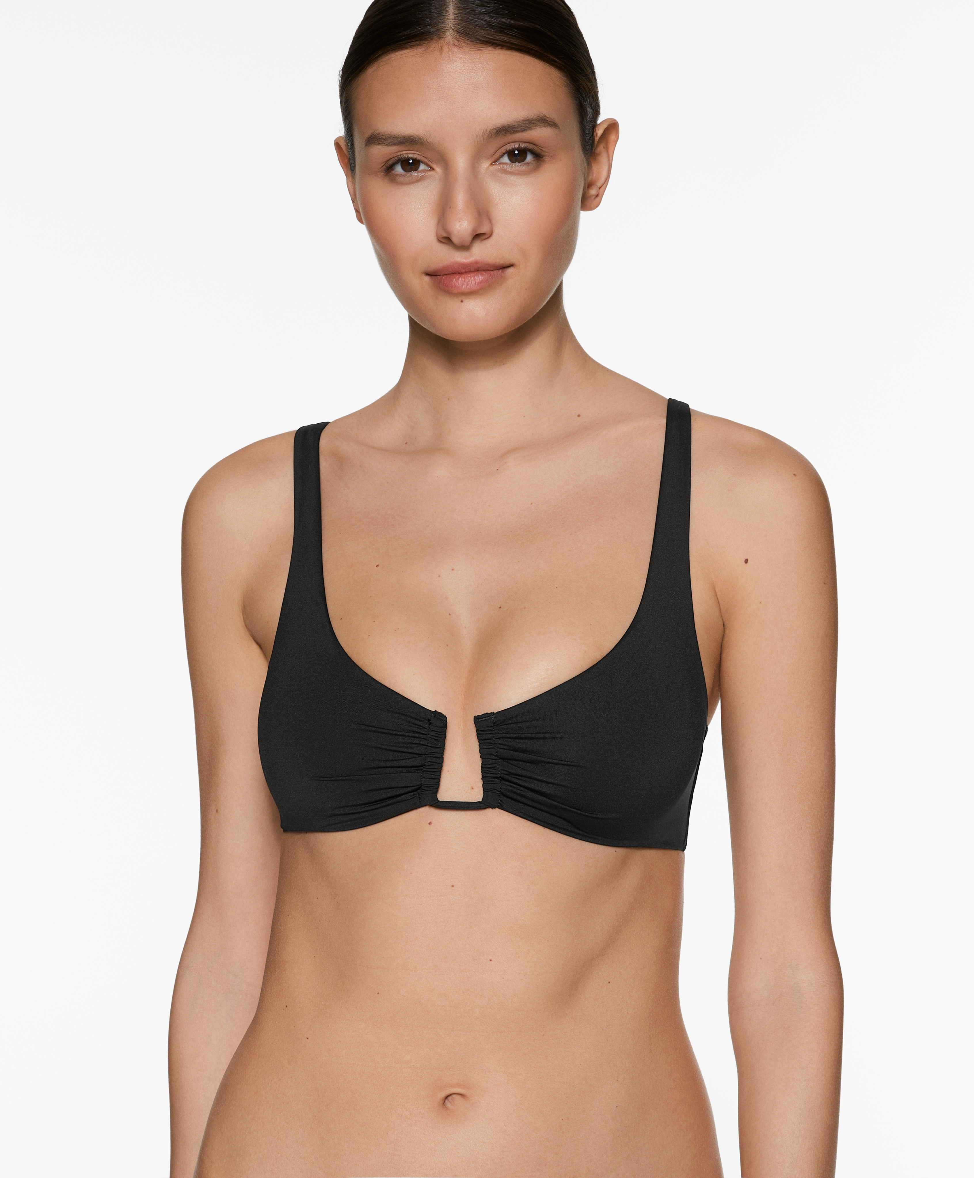U-neck halter bikini top
