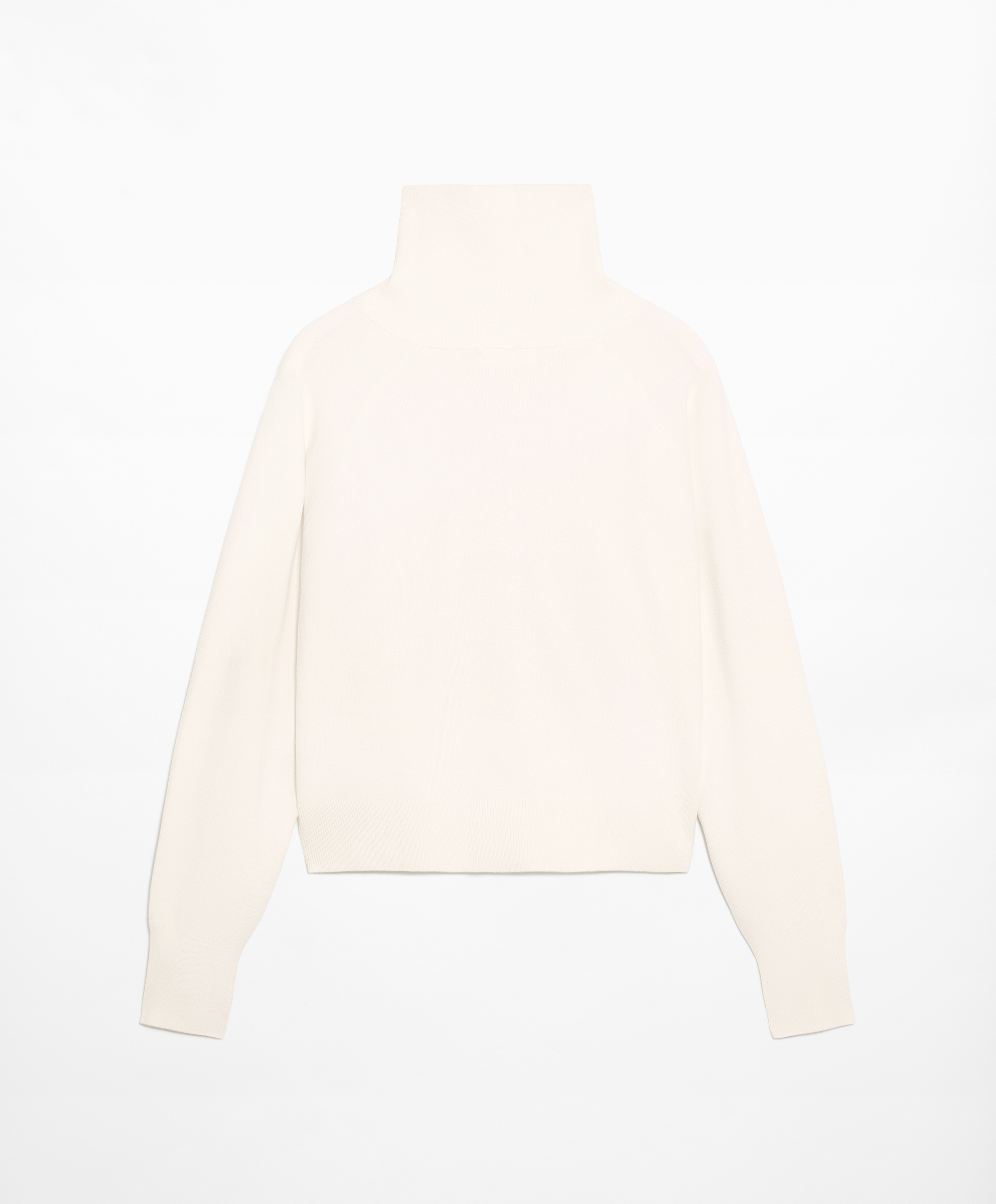 Half-zip knit sweatshirt