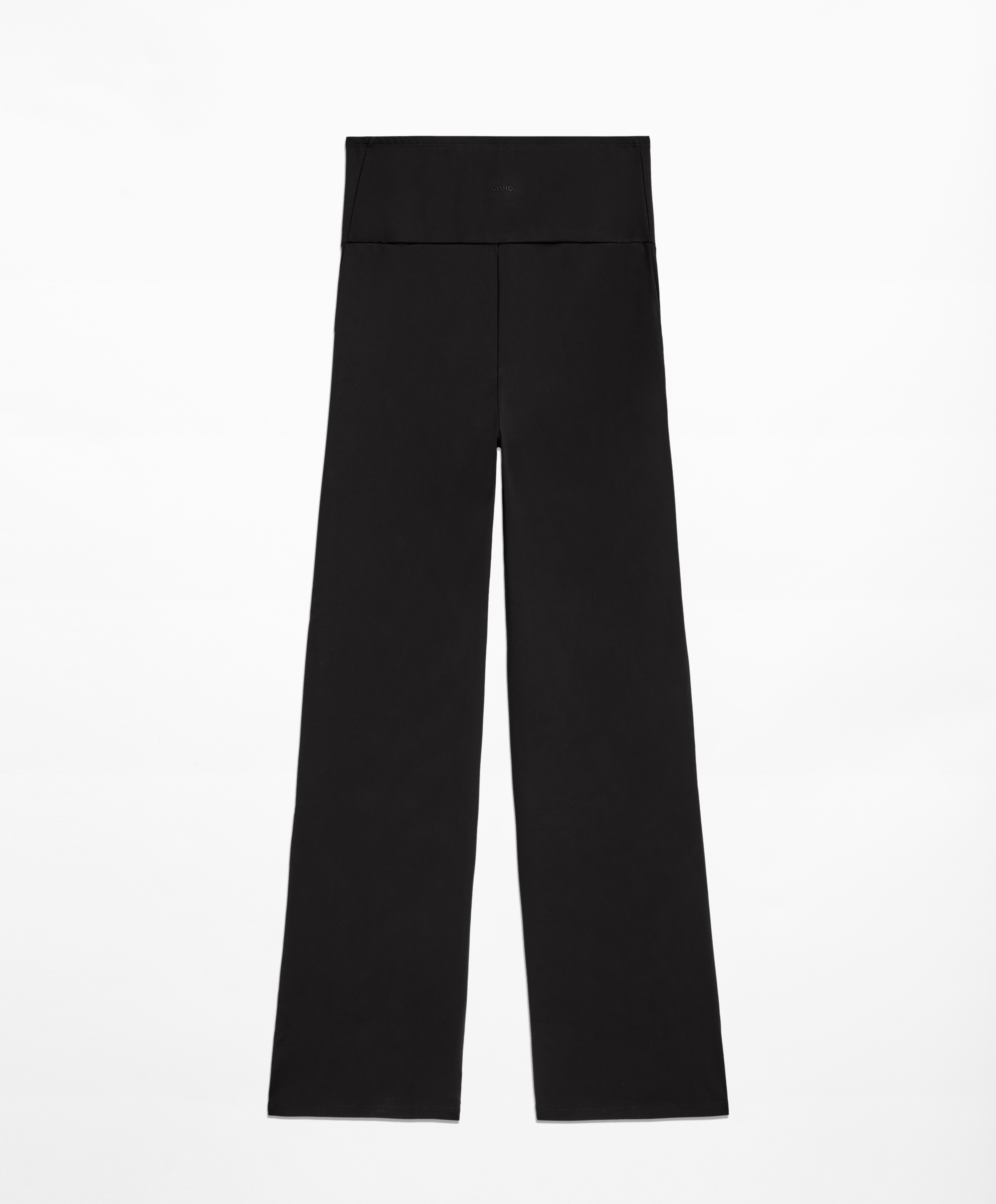 Warm straight-leg maternity trousers