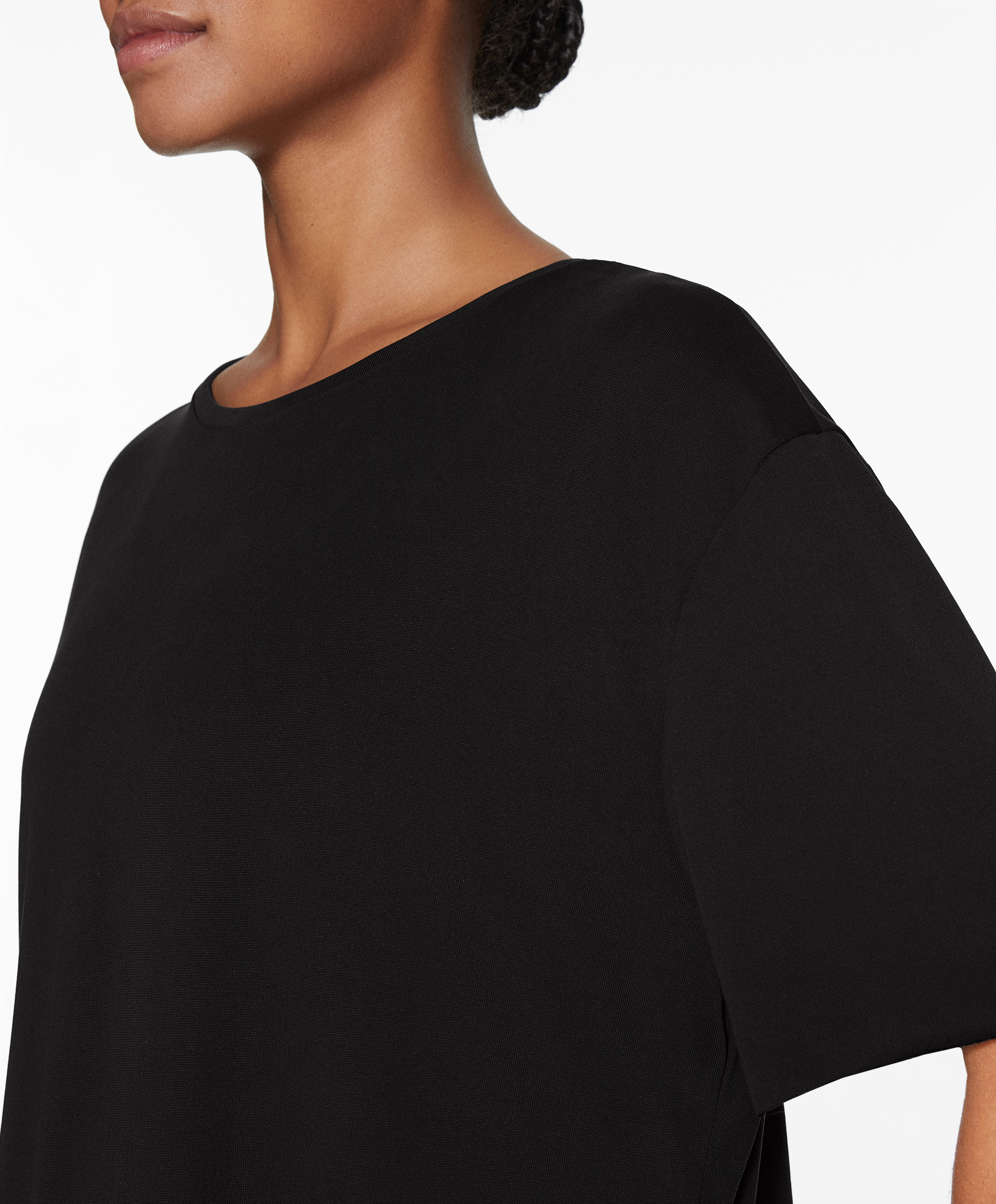 Modal blend short-sleeved T-shirt