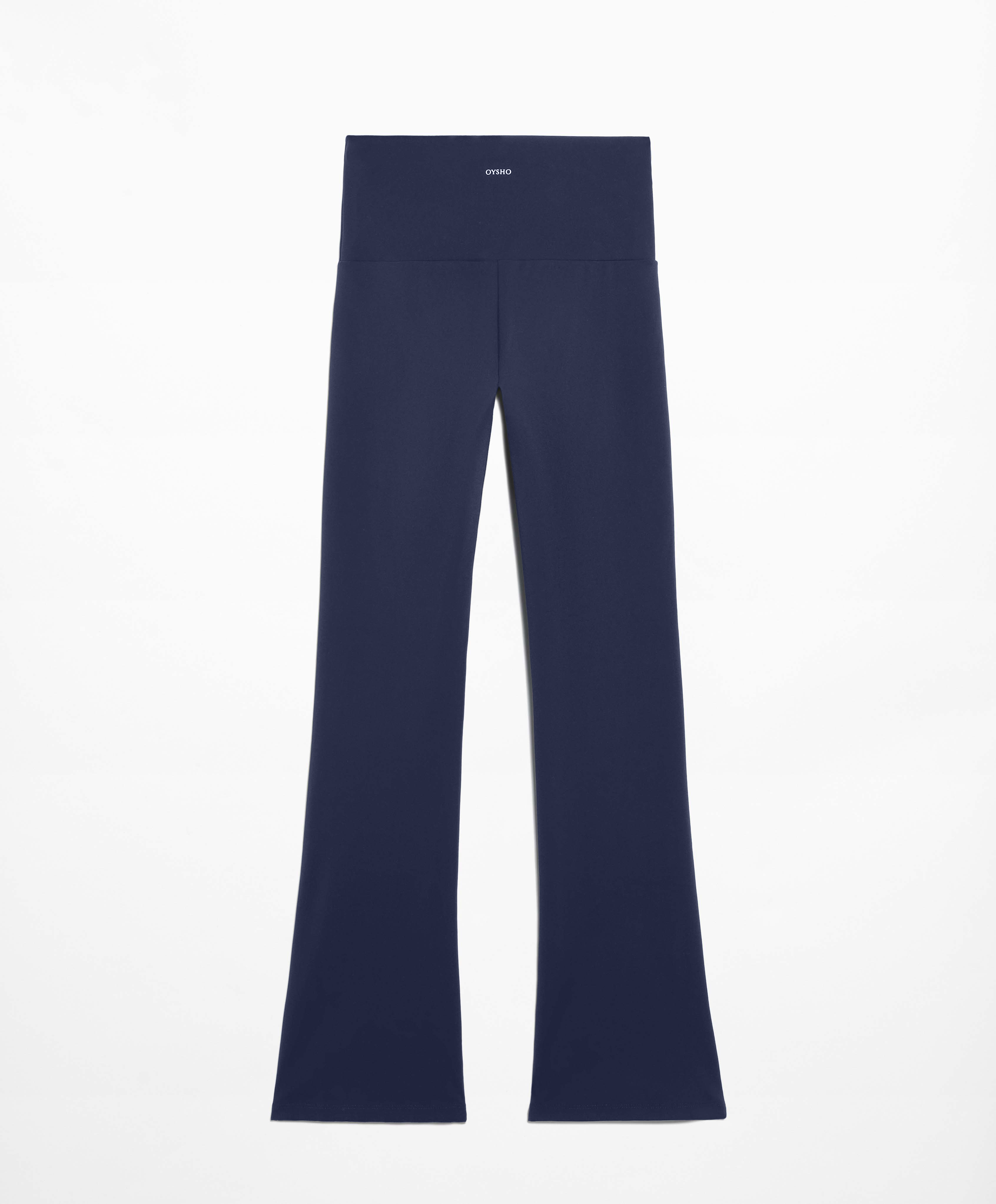 High-rise comfortlux flare trousers
