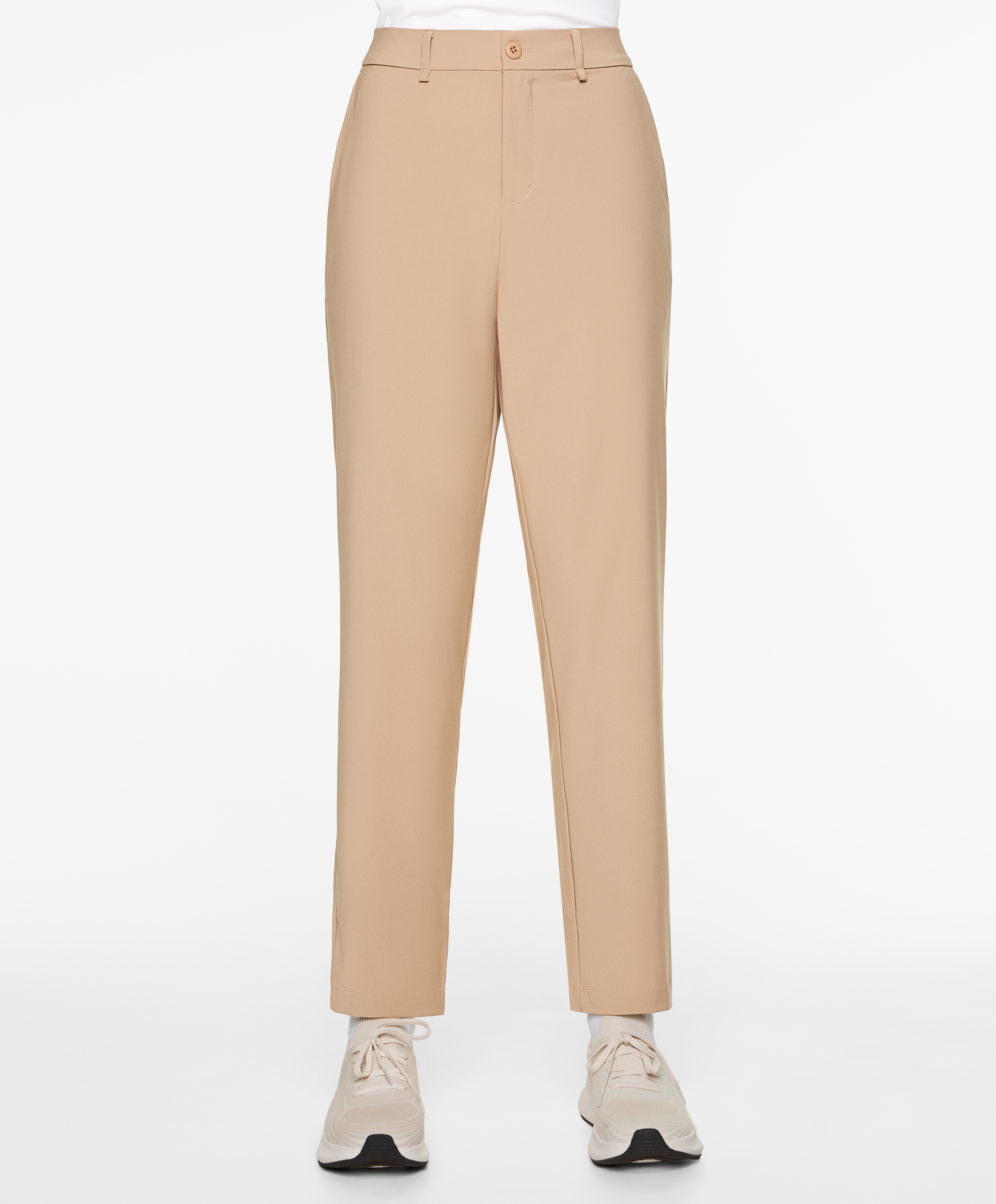 Straight-leg technical trousers