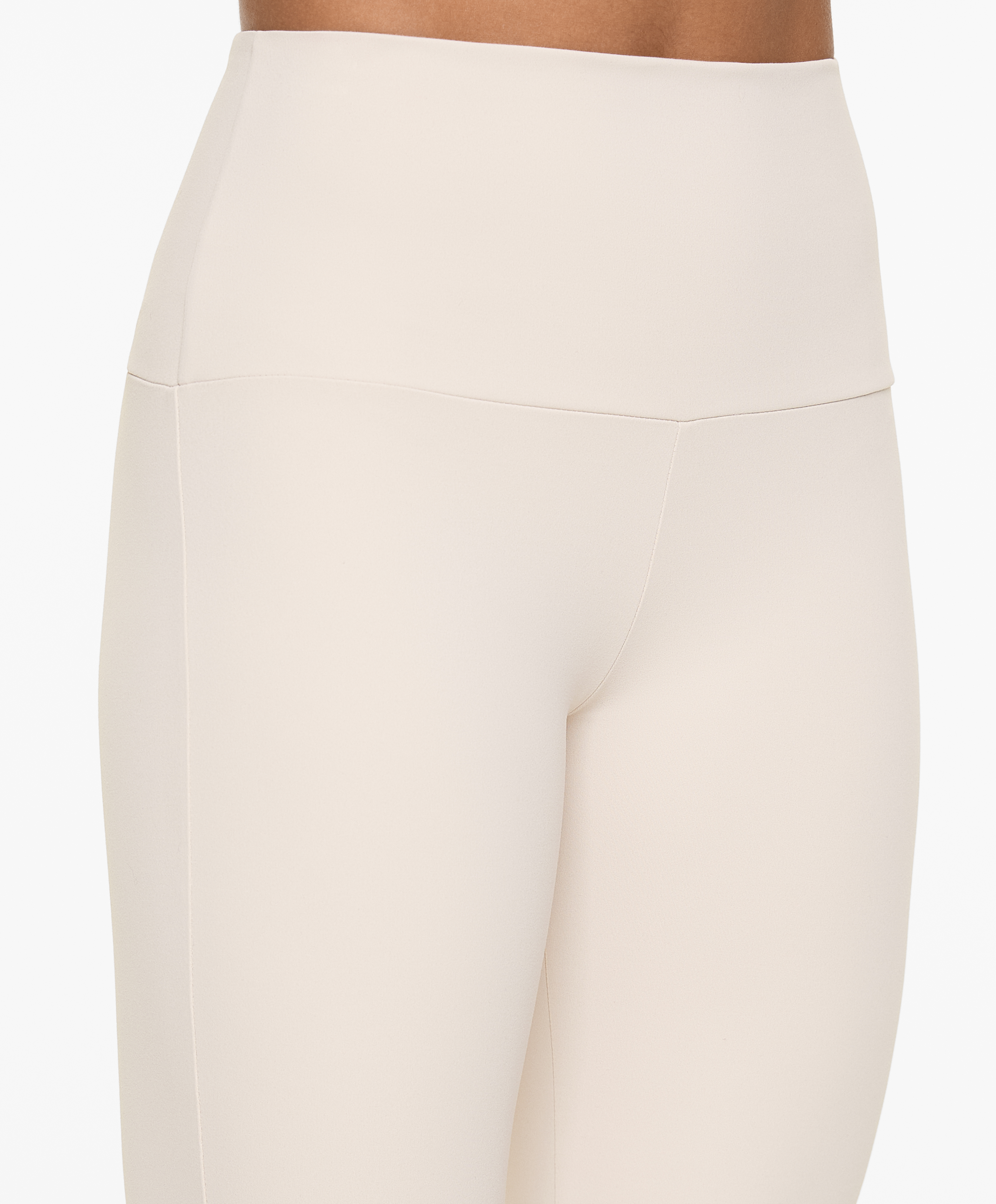 High-rise comfortlux flare trousers