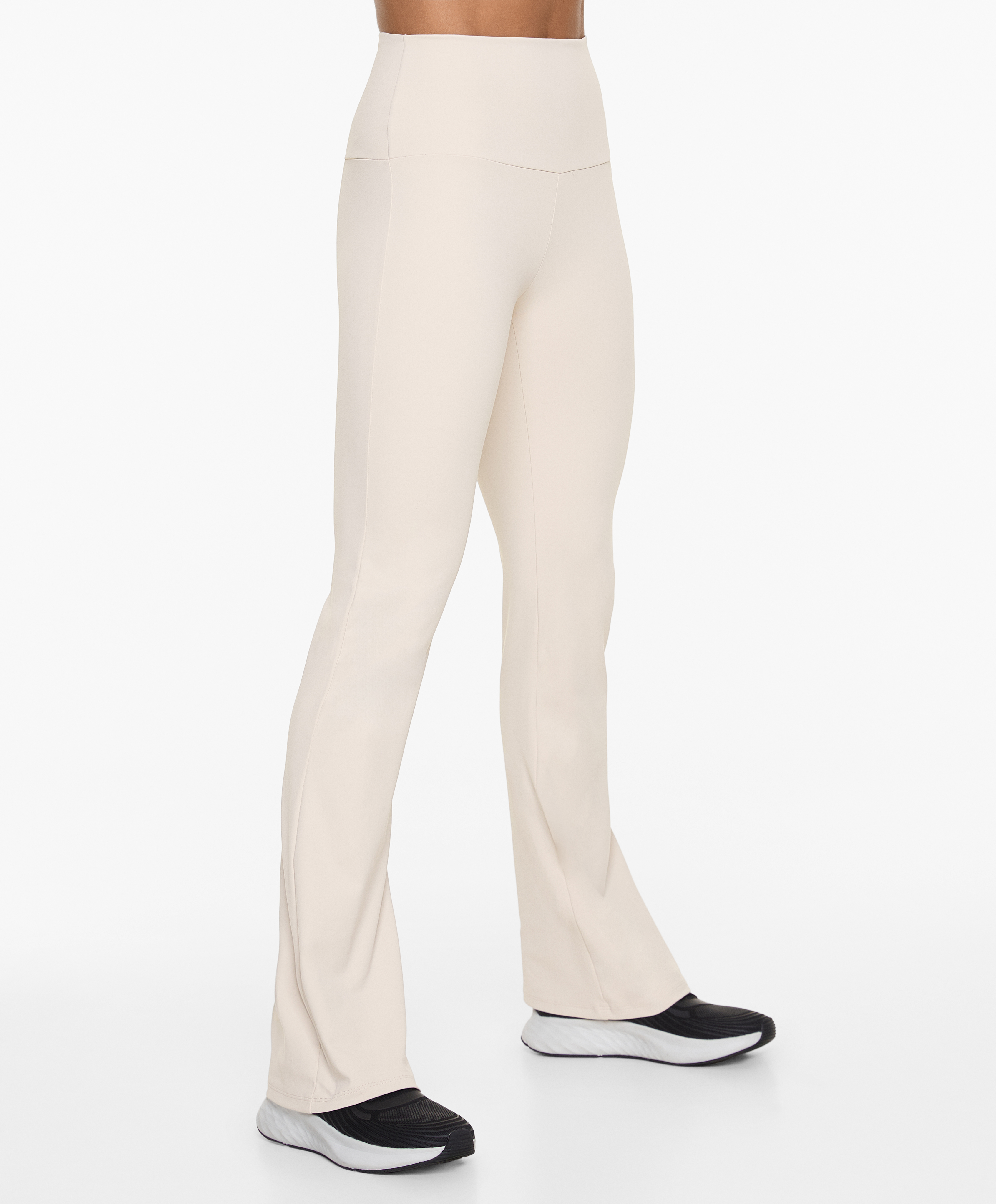 High-rise comfortlux flare trousers