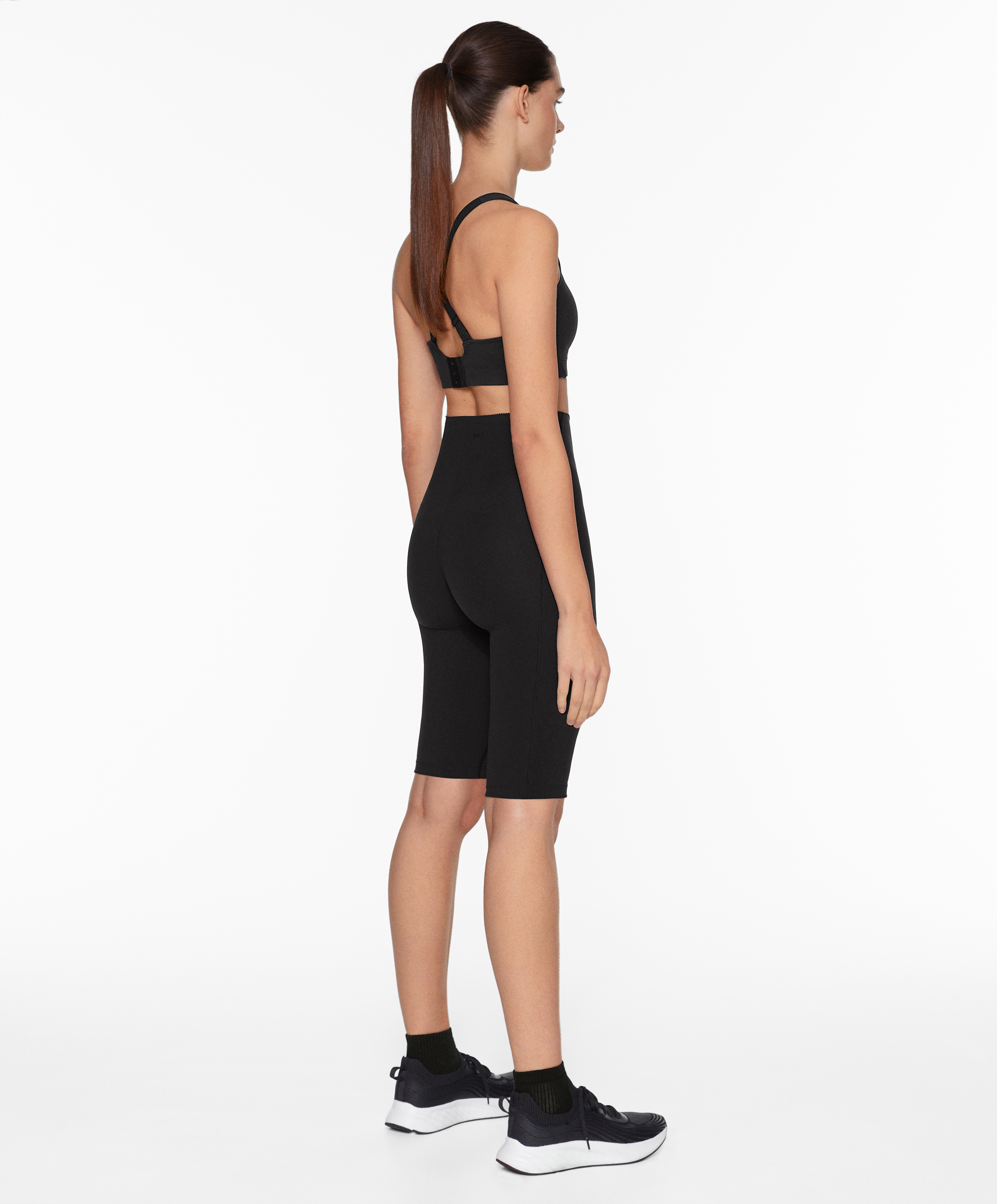 Compressive core control 25cm cycle leggings