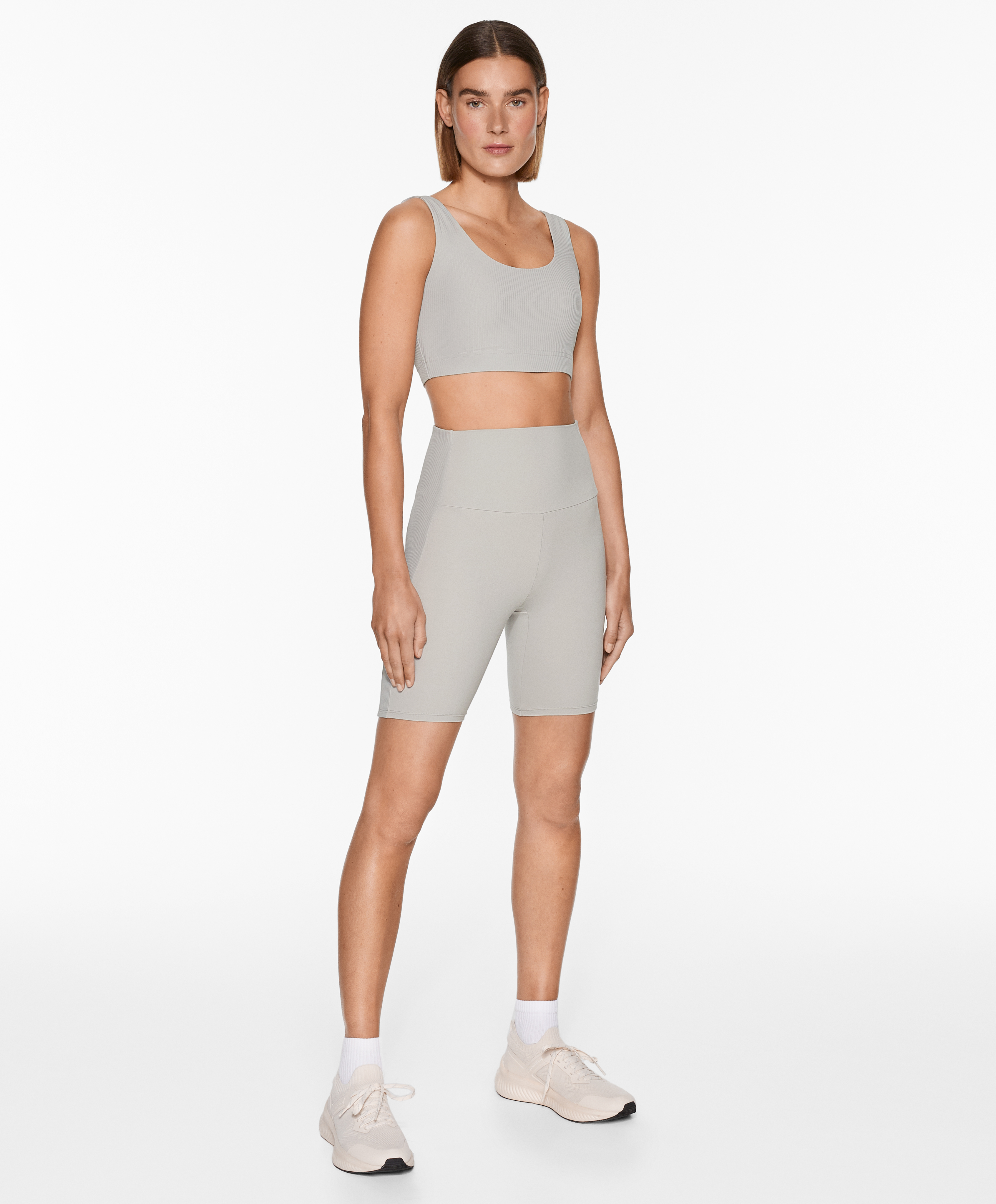 Comfortlux high-rise rib 20 cm cycle leggings