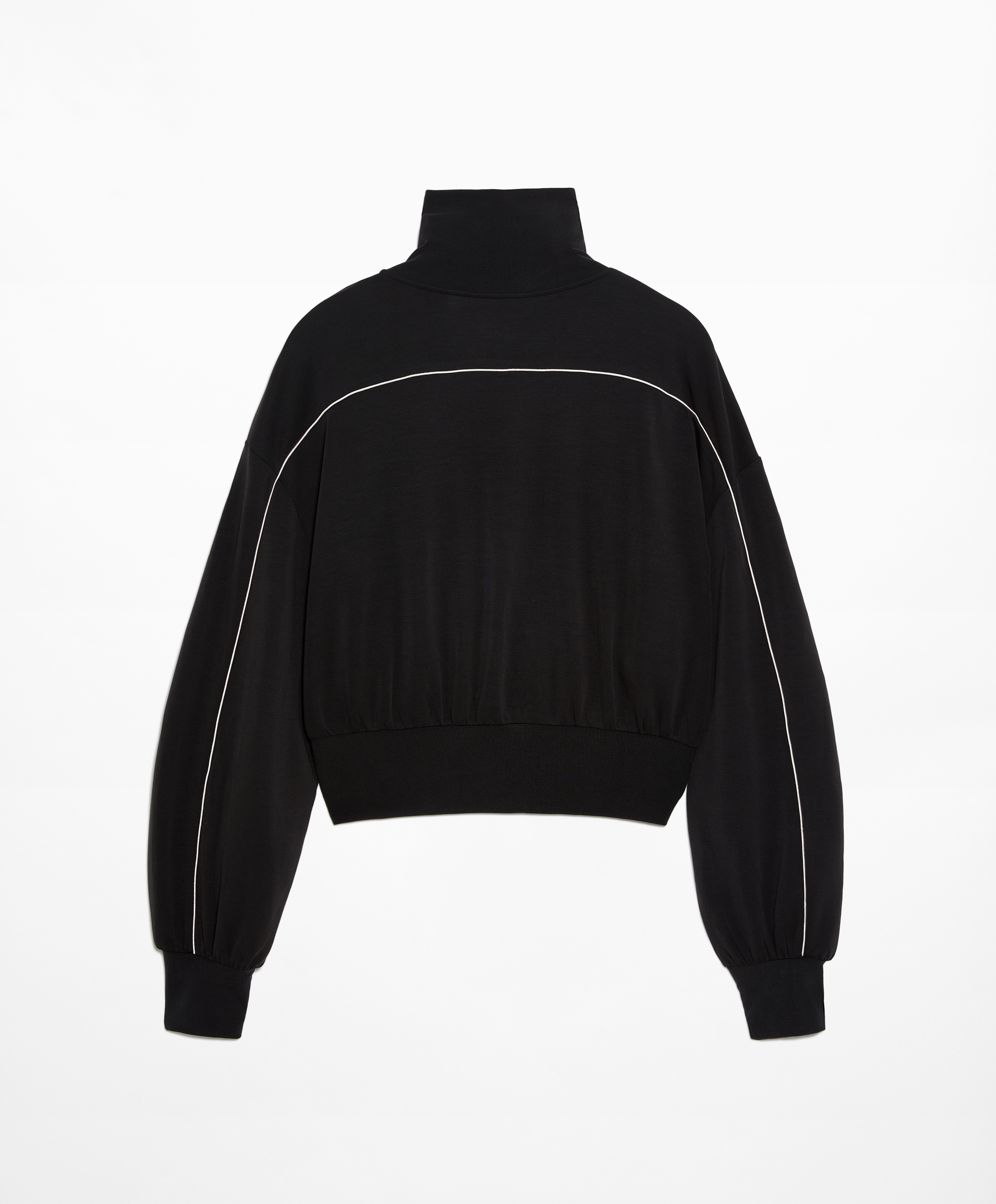 Jacket with modal and piping