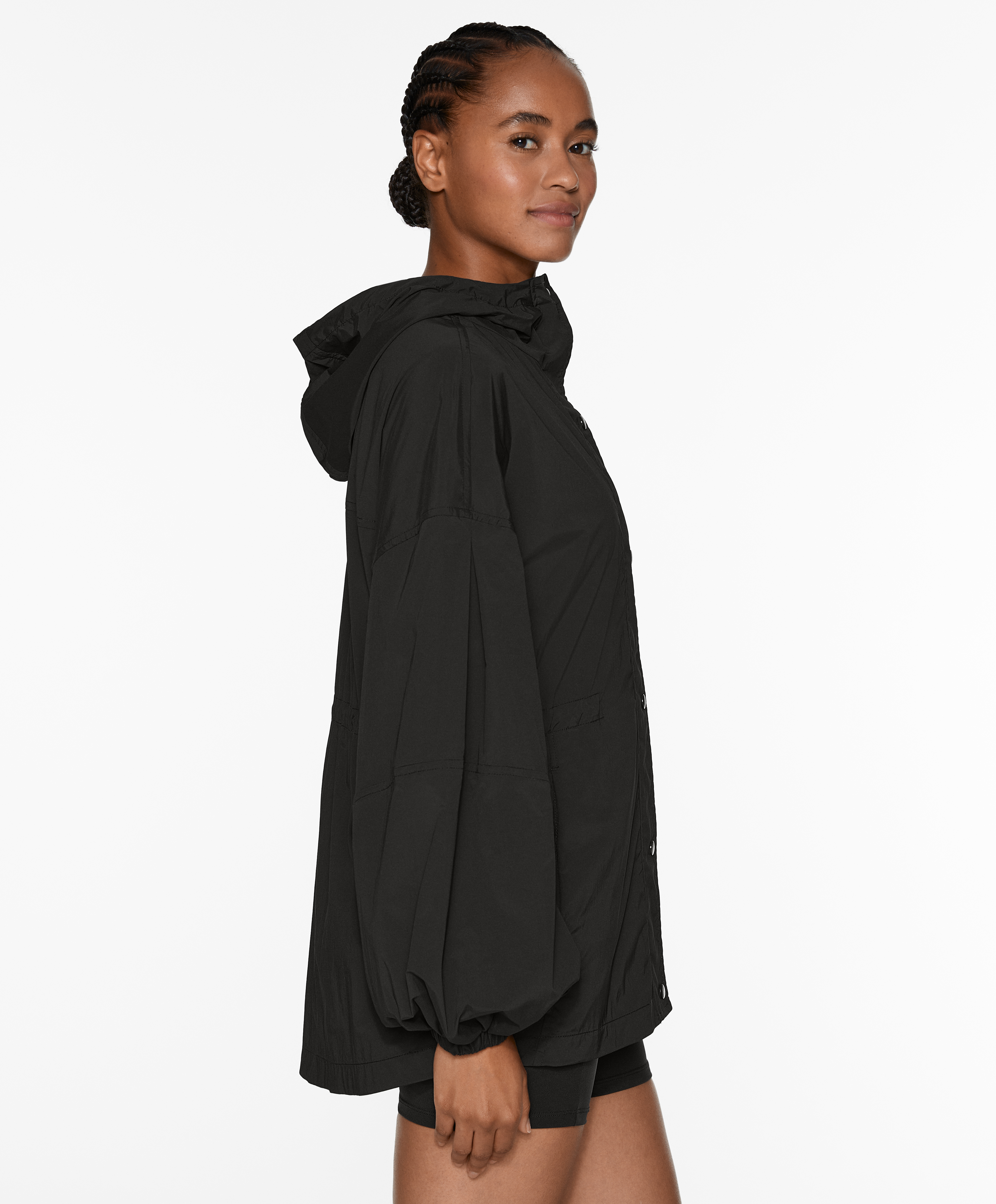 Water-repellent technical windbreaker