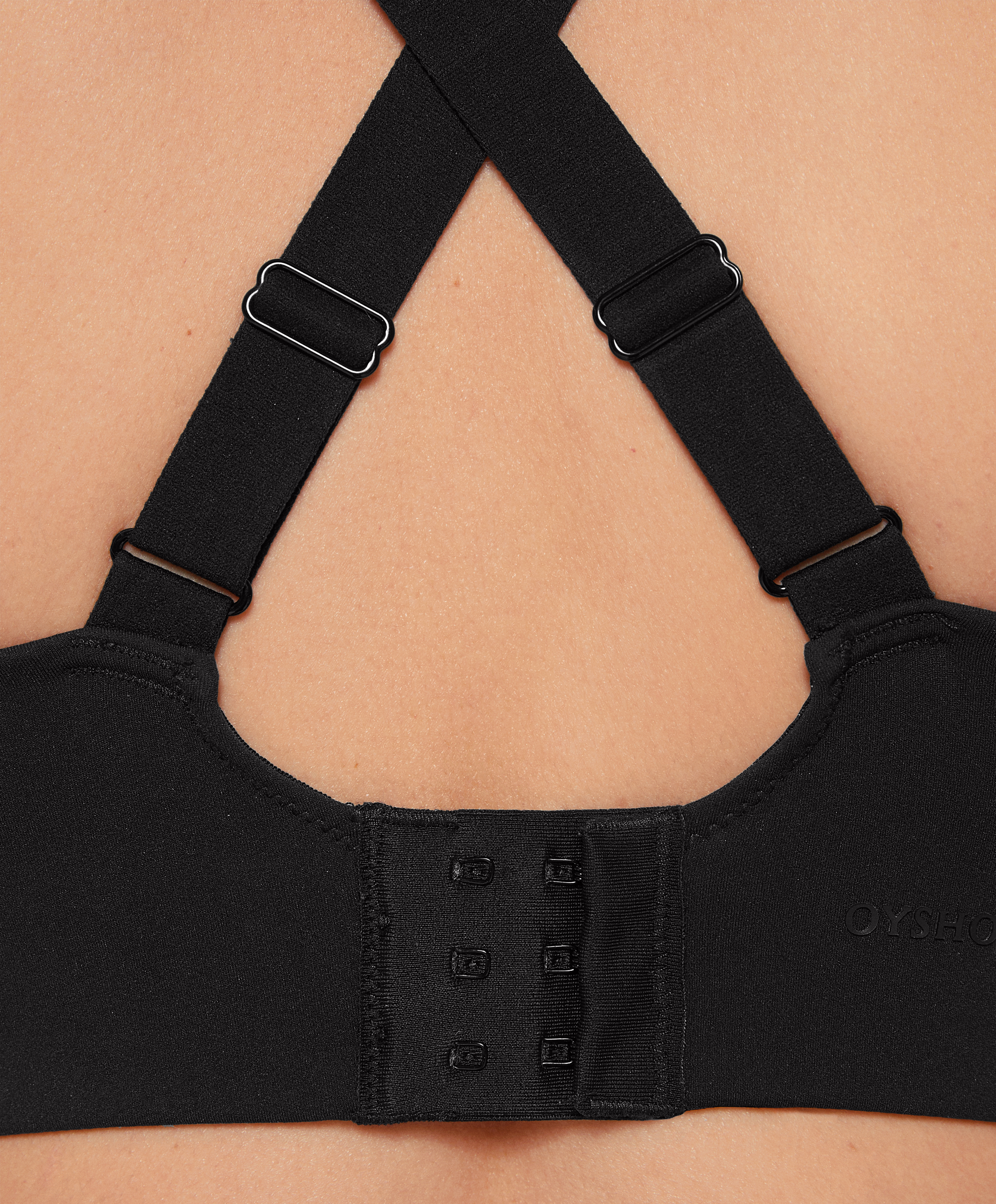 Firm support compressive sports bra