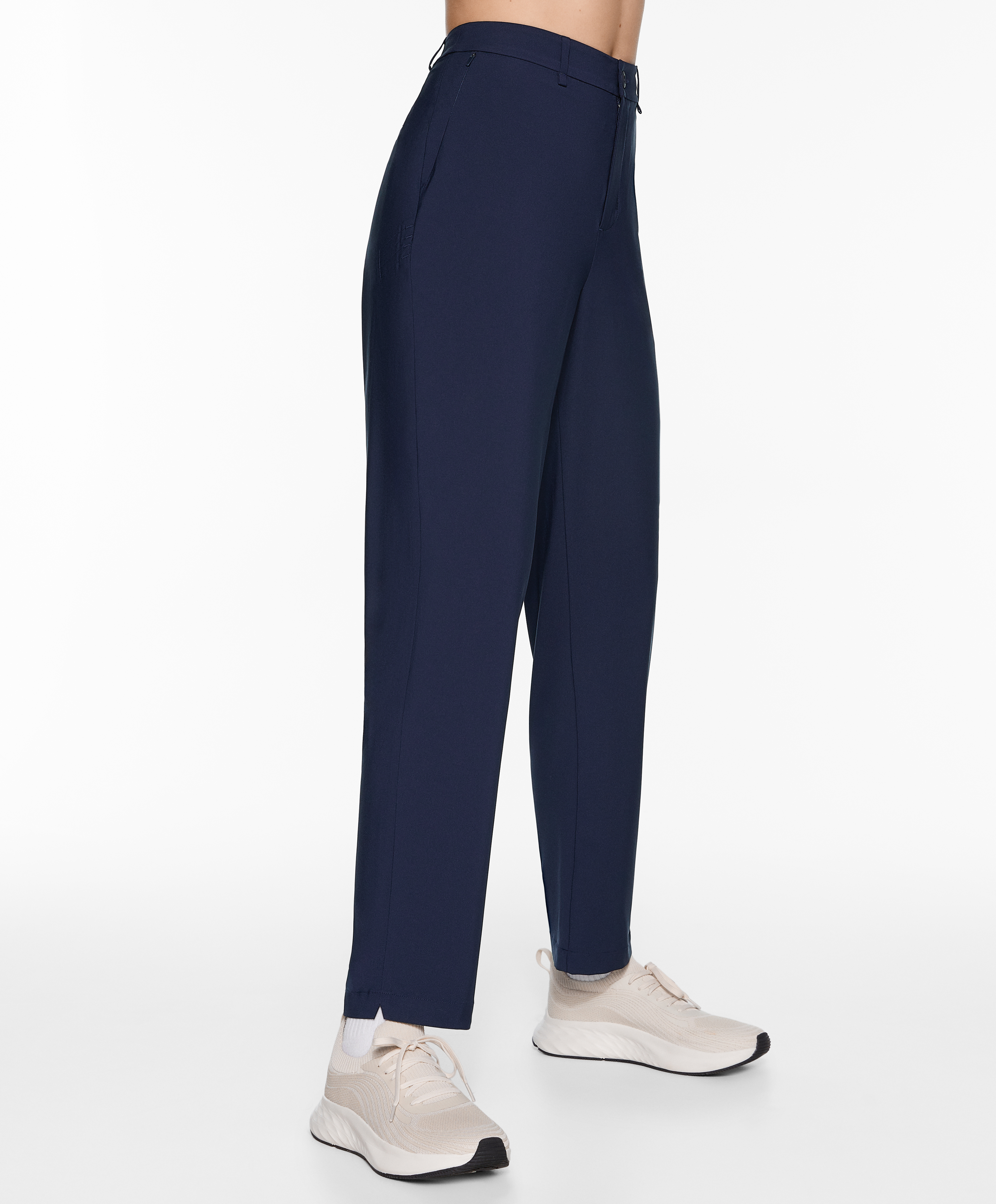Straight-leg technical trousers