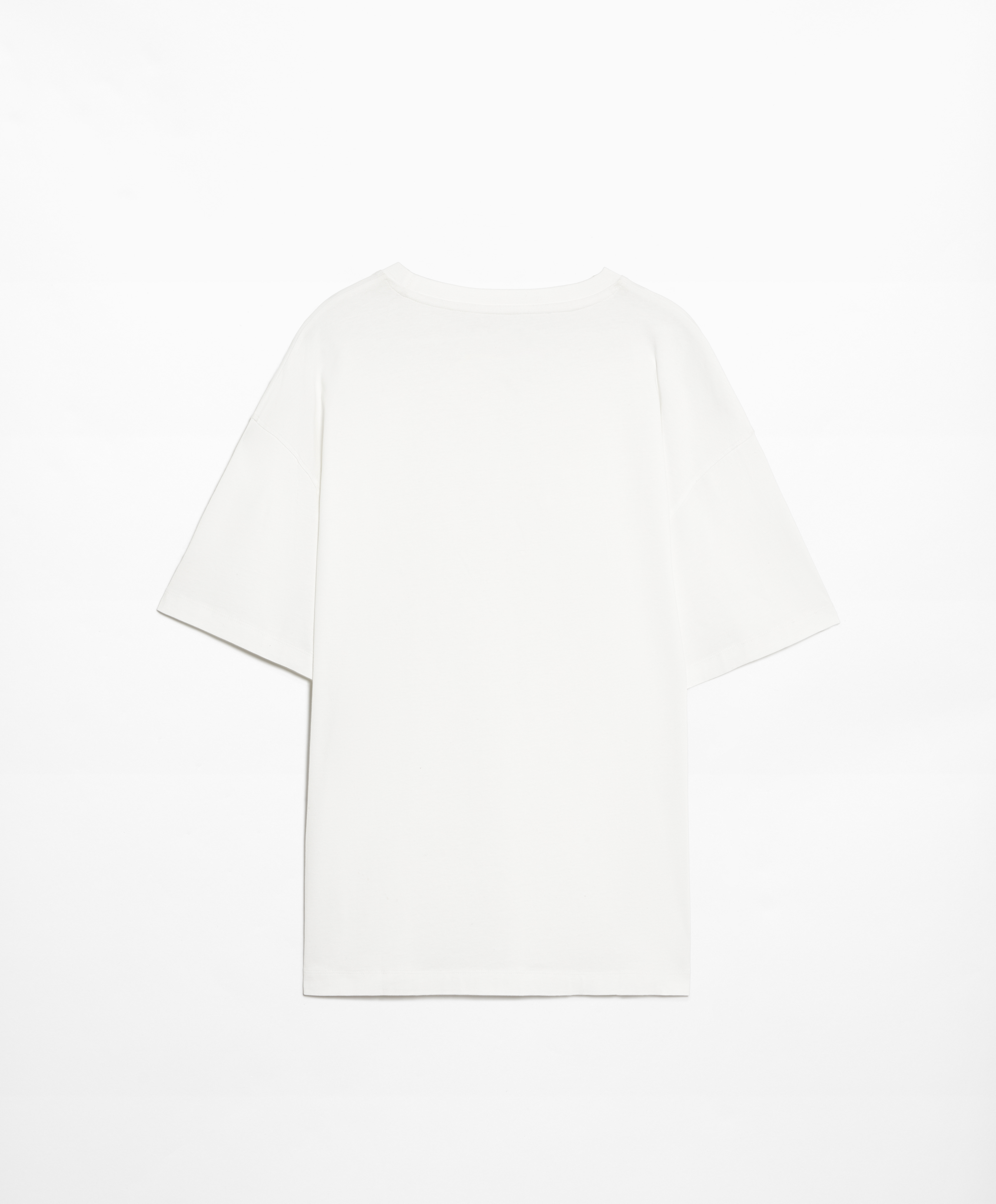 Short sleeve cotton blend T-shirt