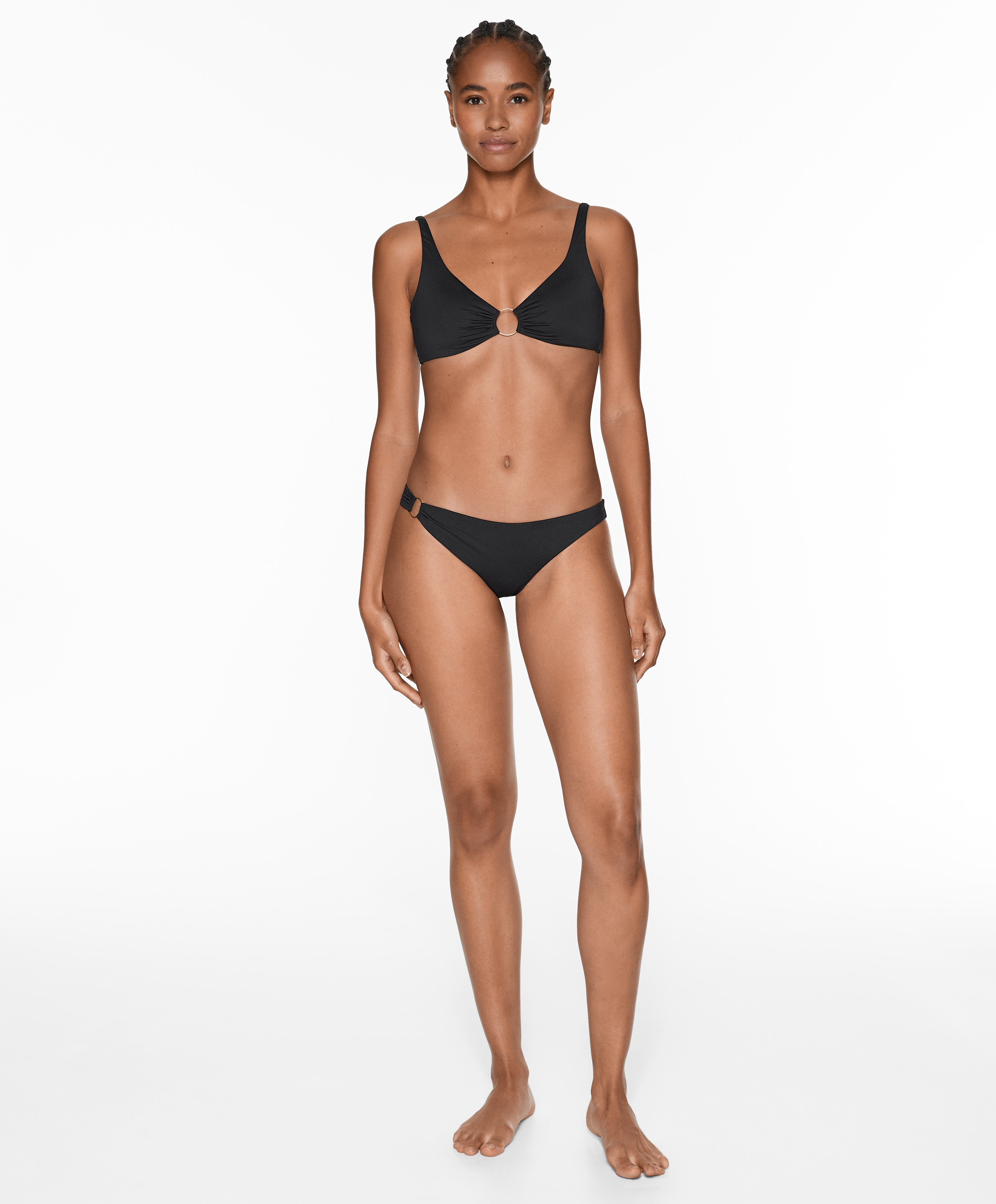 Medium-coverage ring bikini briefs