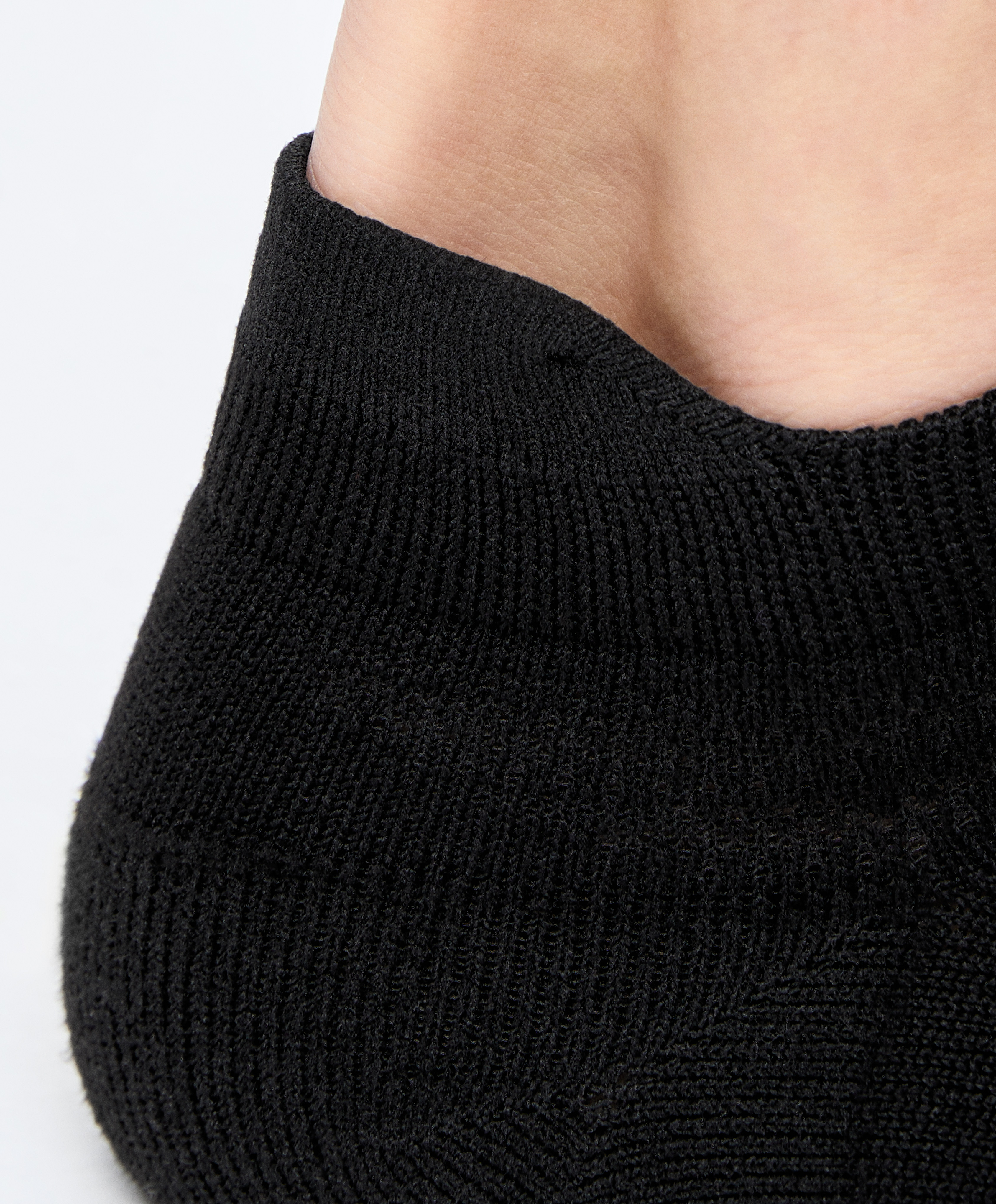 3 pairs of tab polyamide blend sports sneaker socks