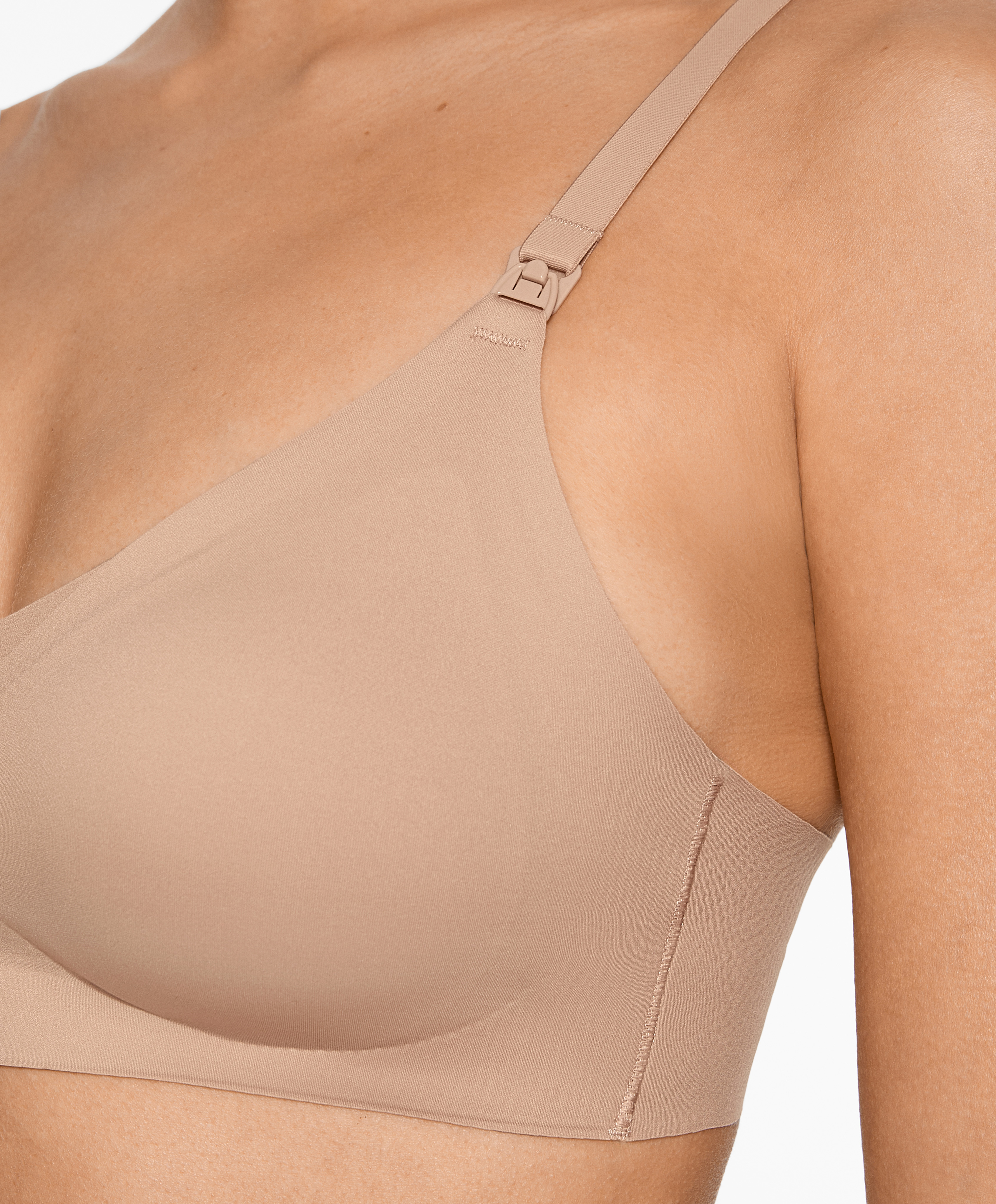 Invisible triangle nursing bra