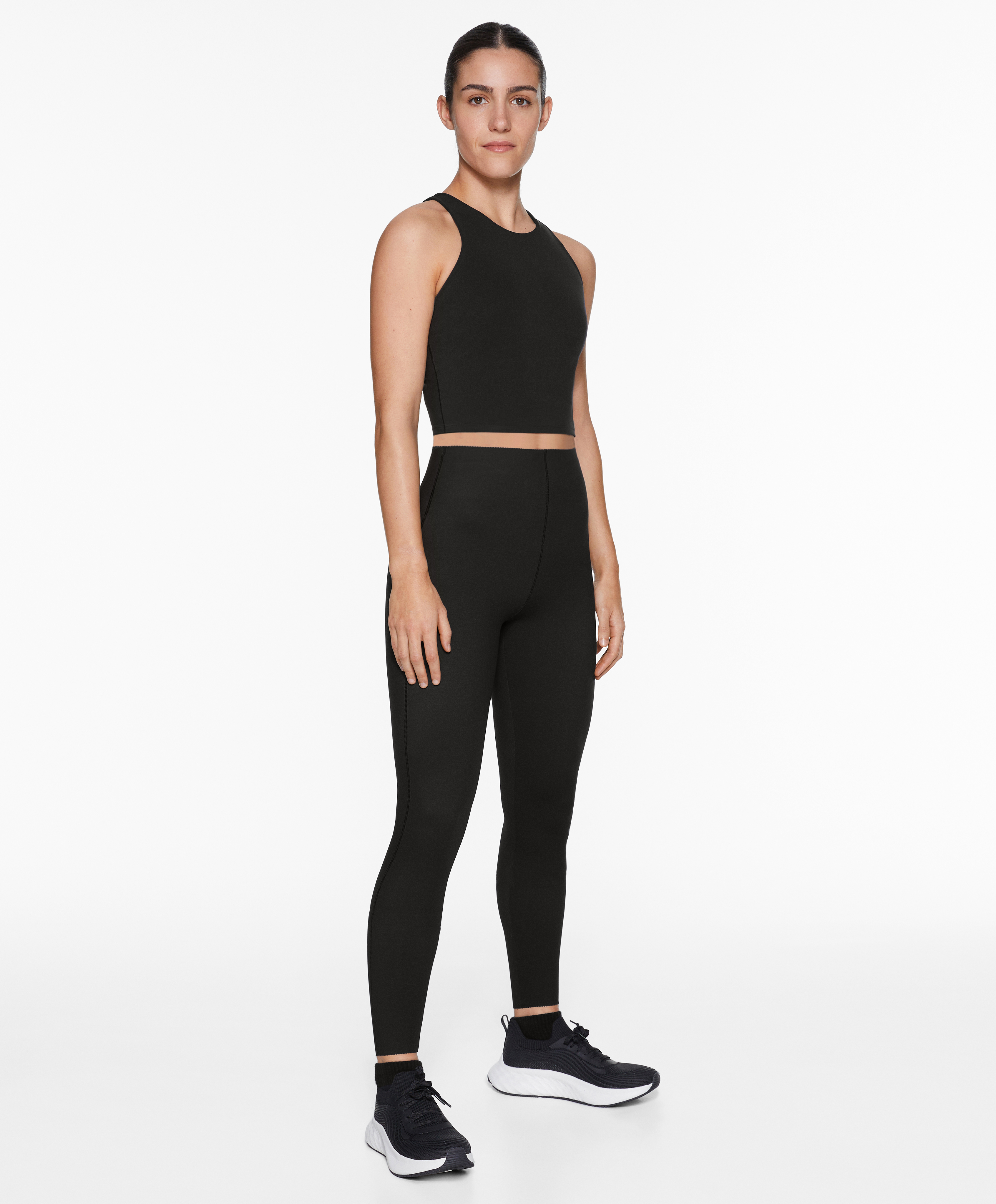 Extra-compressive raise up 65cm ankle-length leggings