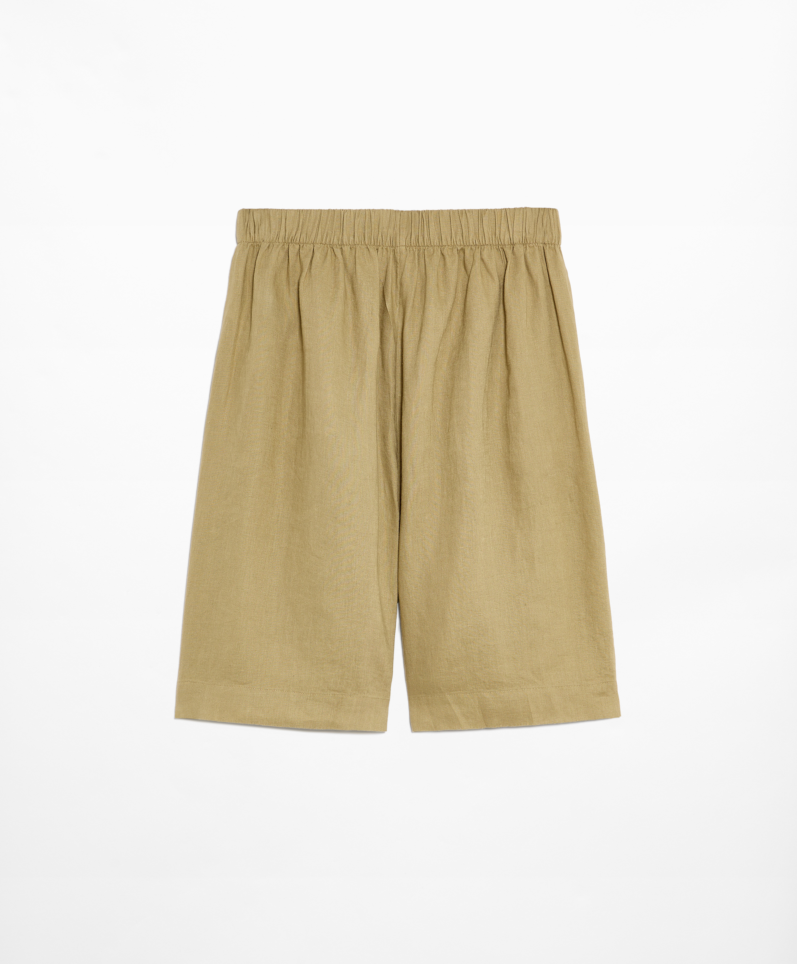 100% linen Bermuda shorts