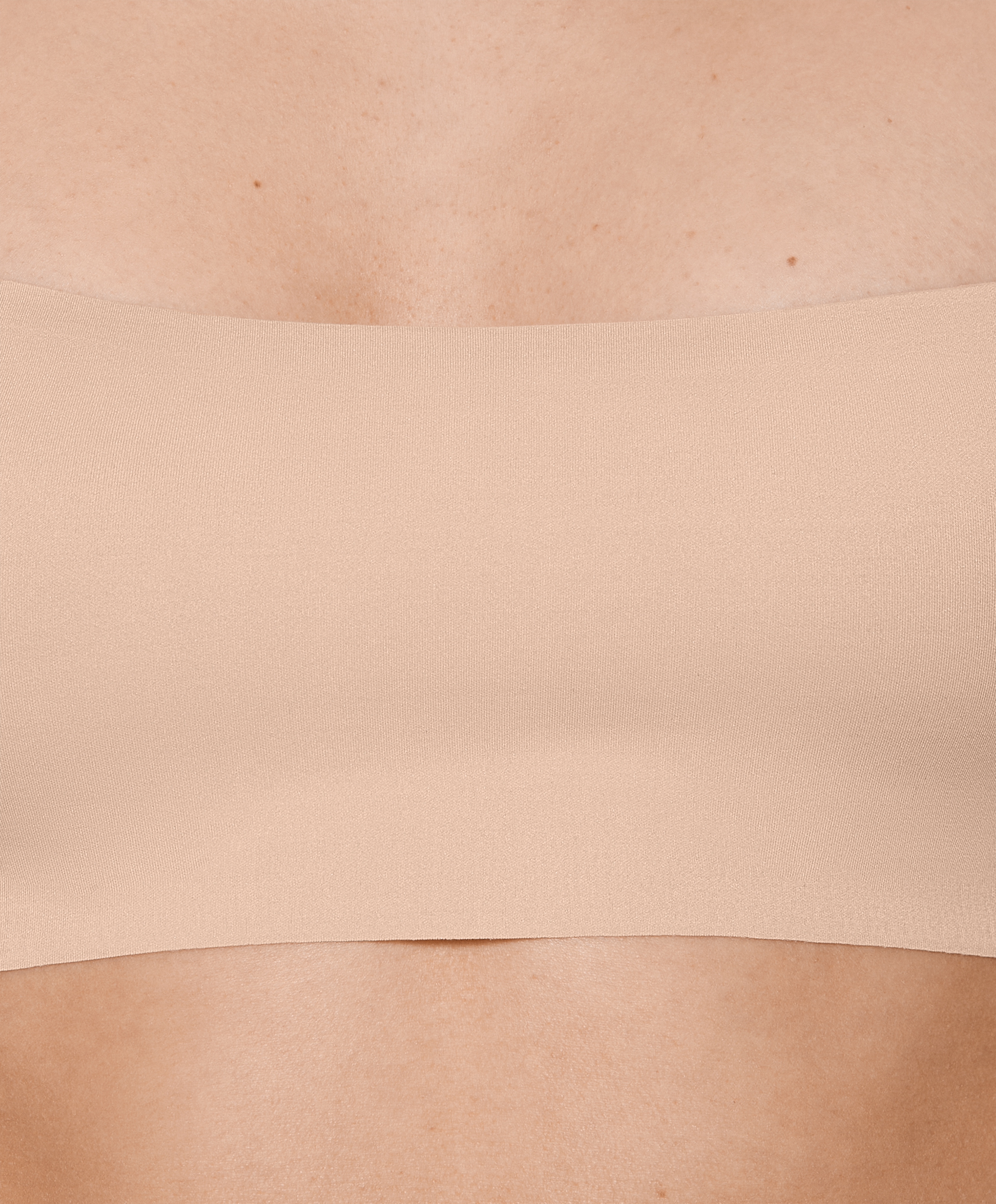 Invisible laser-cut bra top