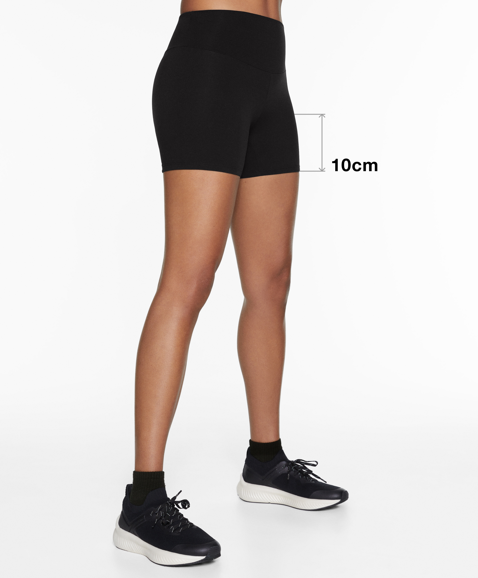 Comfortlux high-rise 10cm hot pants