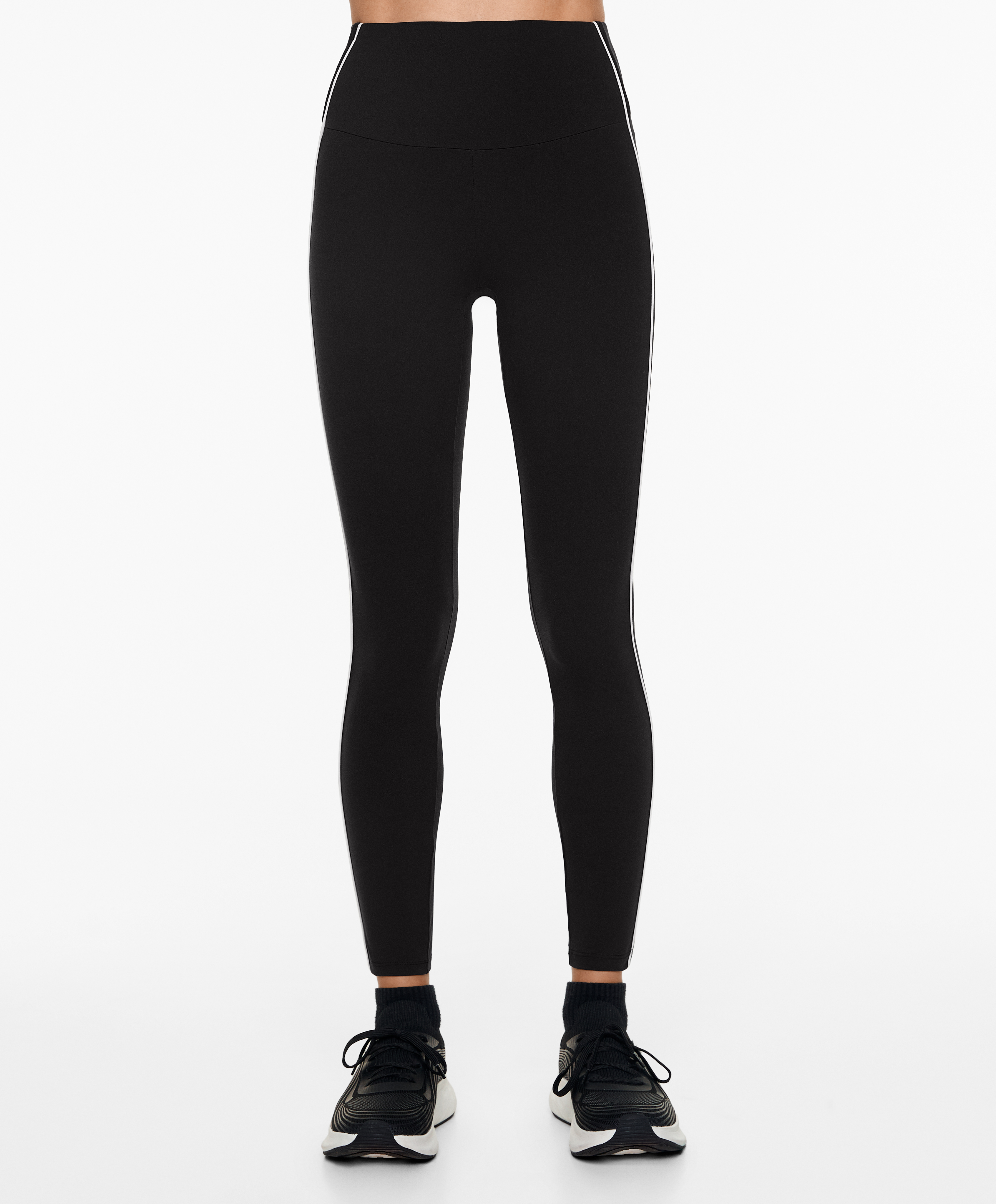 Piping Comfortlux high-rise 65cm ankle-length leggings