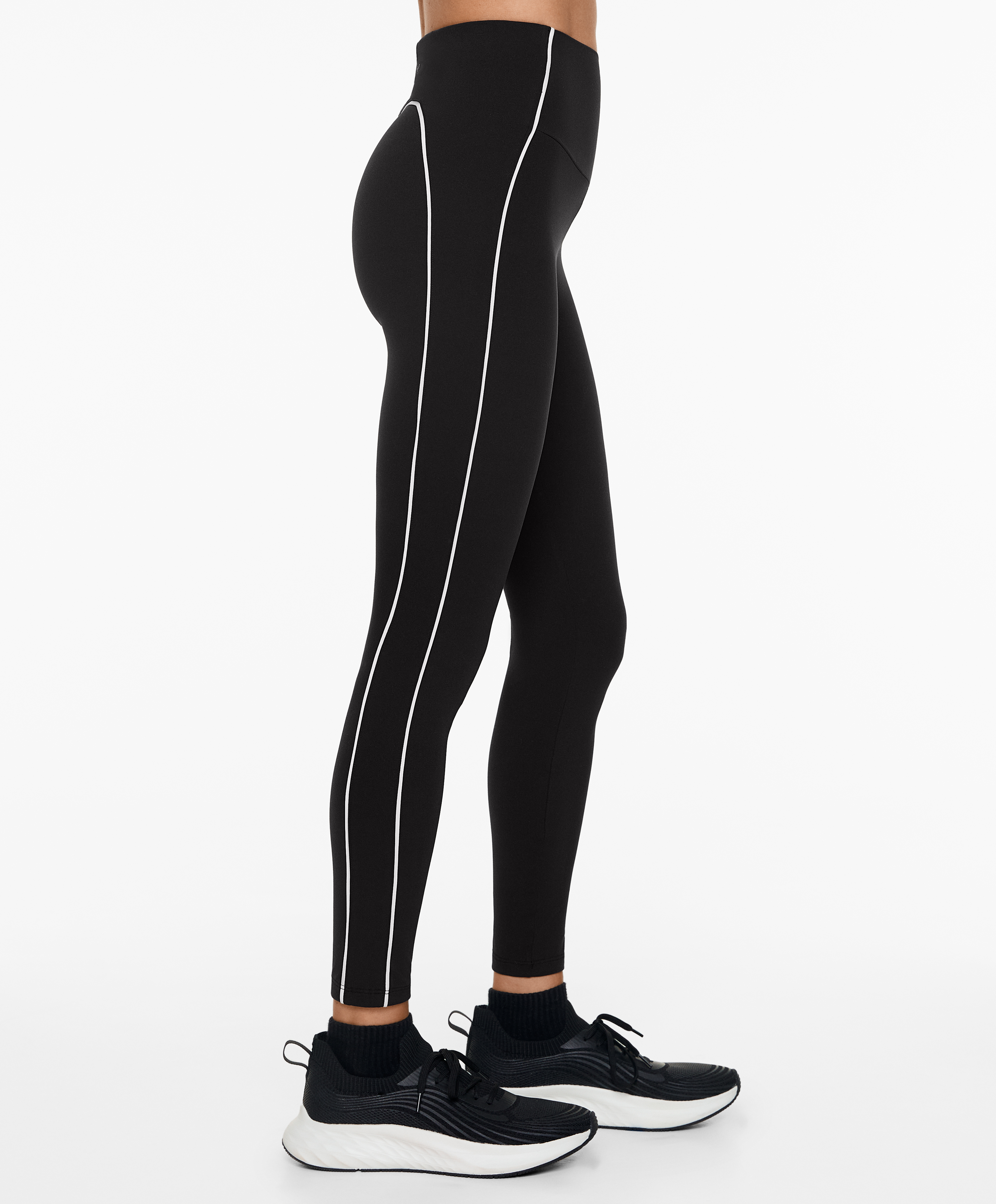 Piping Comfortlux high-rise 65cm ankle-length leggings