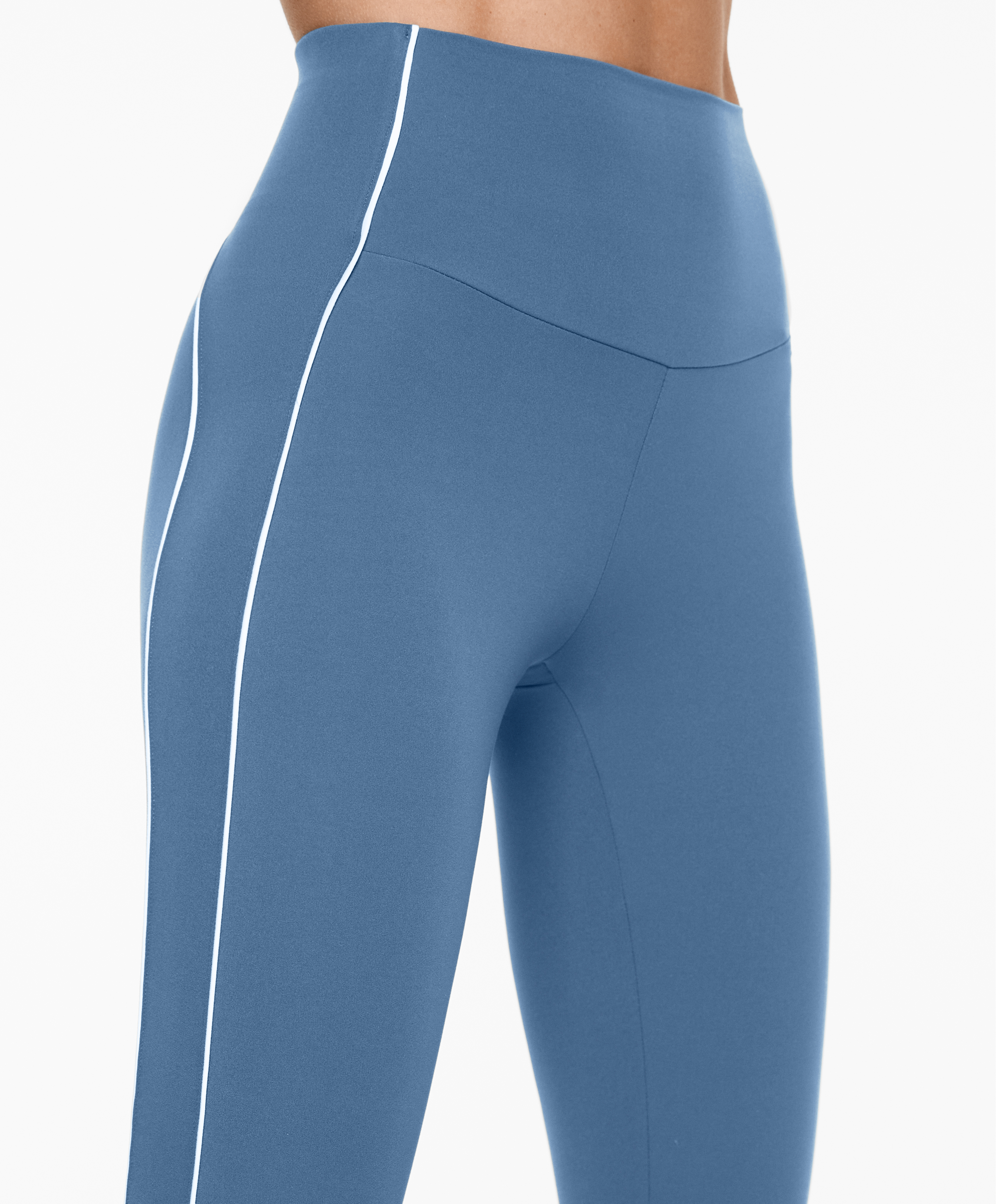 Piping Comfortlux high-rise 65cm ankle-length leggings