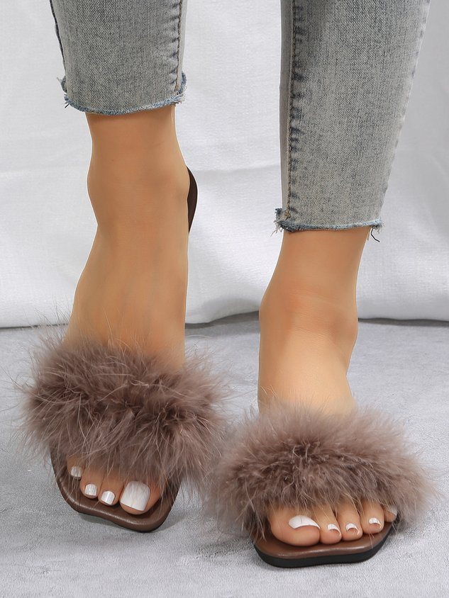 Sexy Feather Classy Sandals