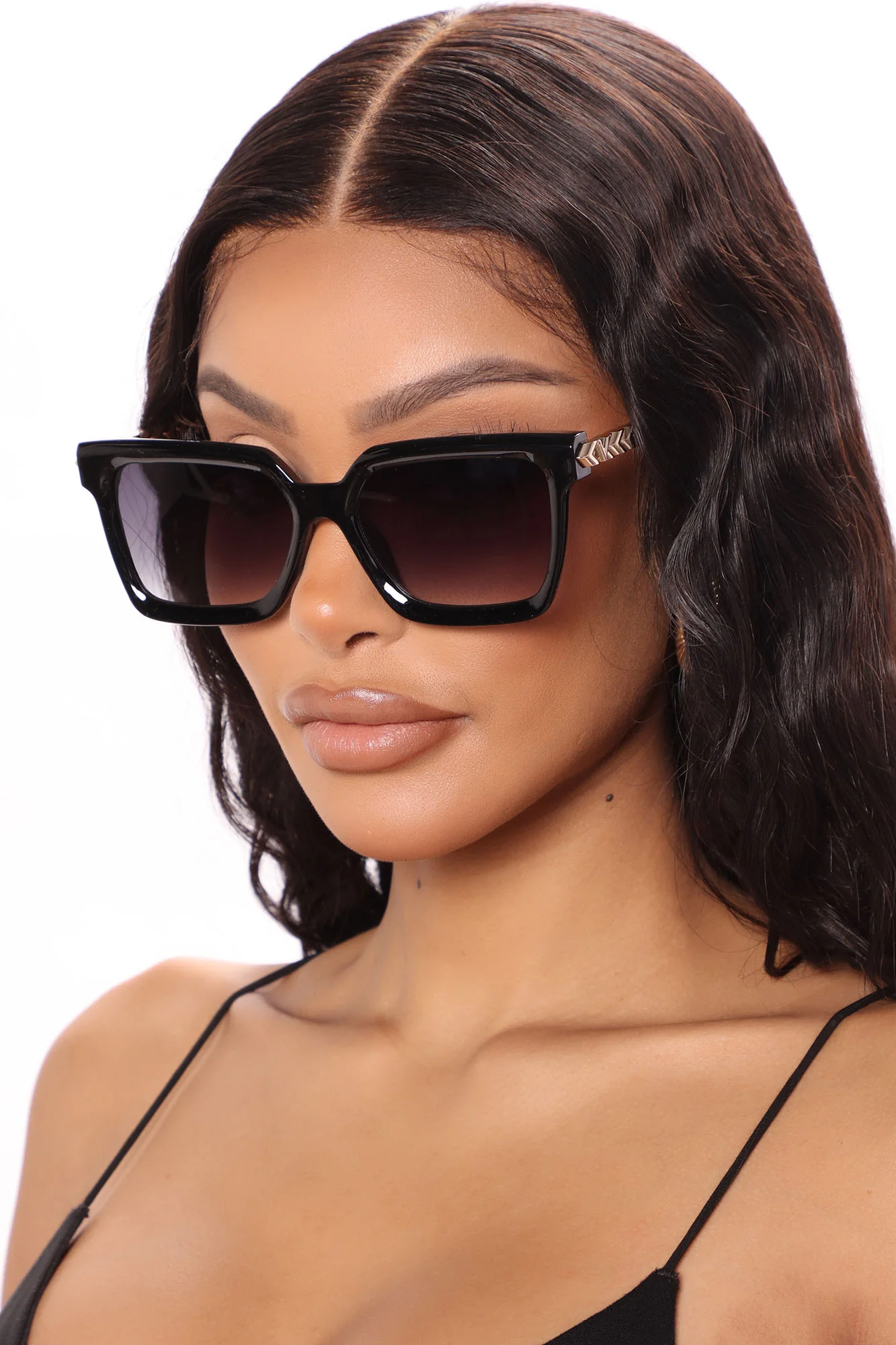 Beverly Hills Square Sunglasses - Black