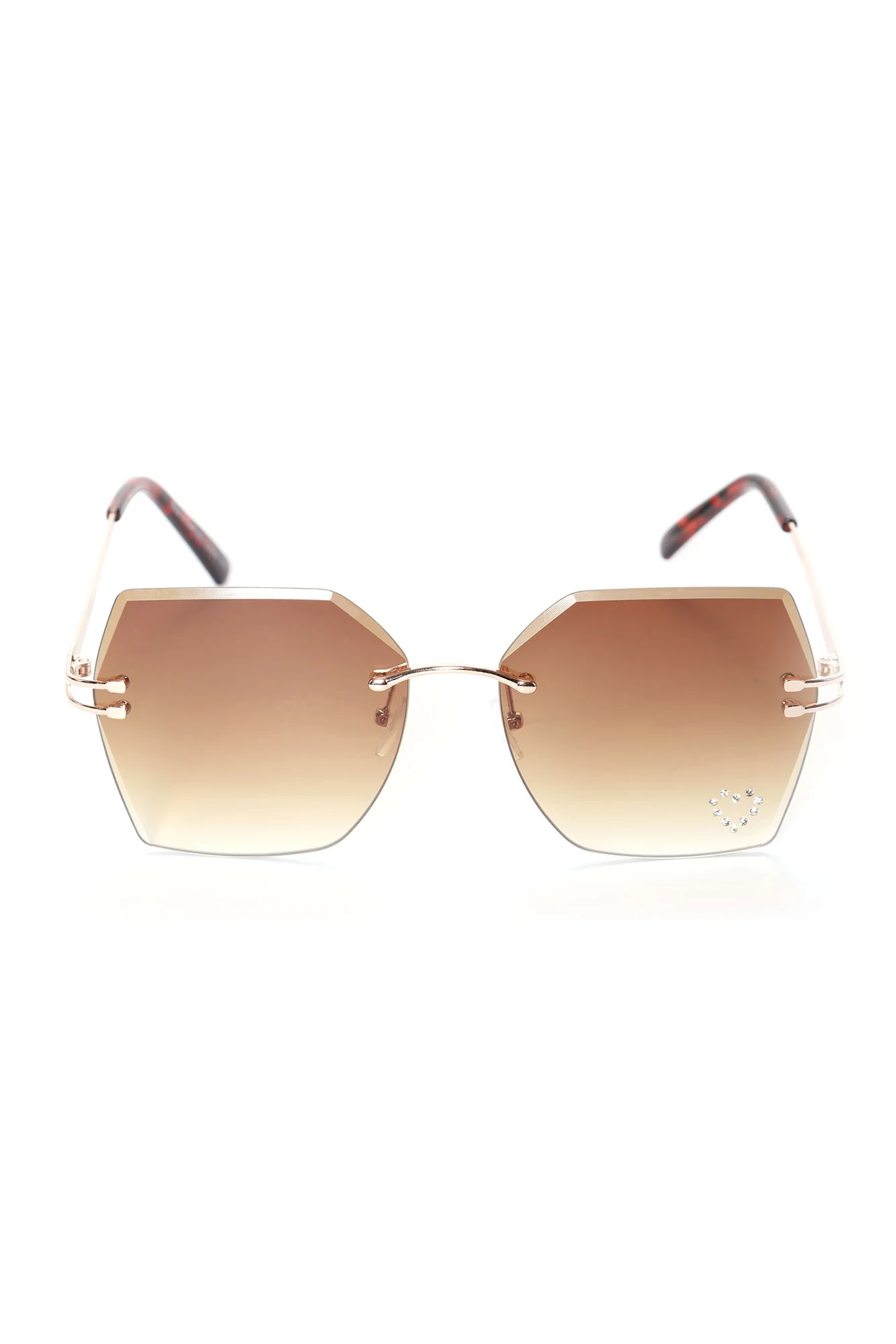 Sweetheart Sunglasses - Brown