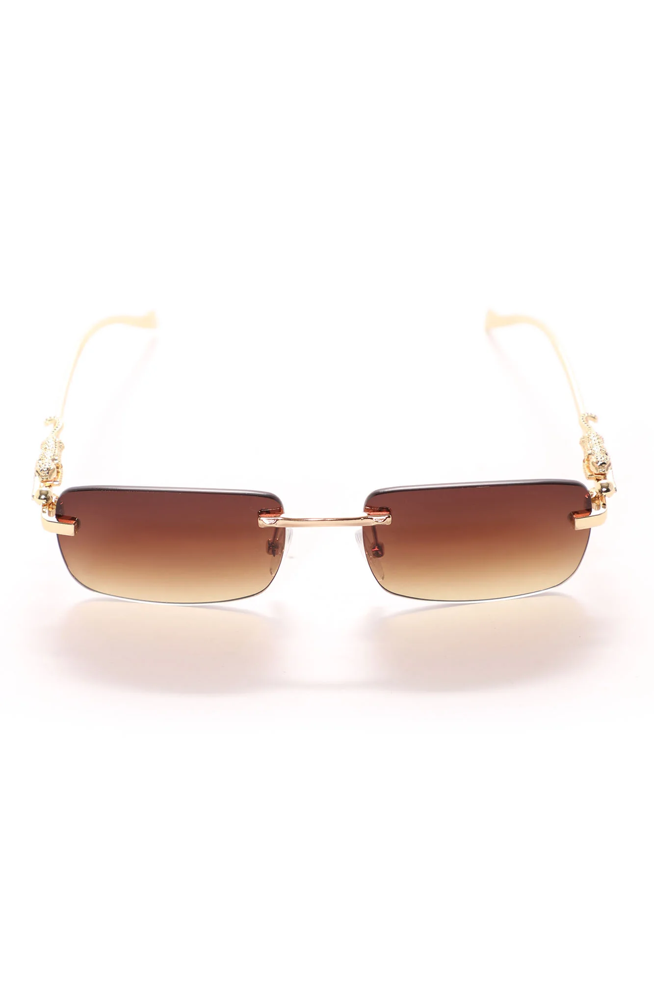 South Beach Mami Square Sunglasses - Brown