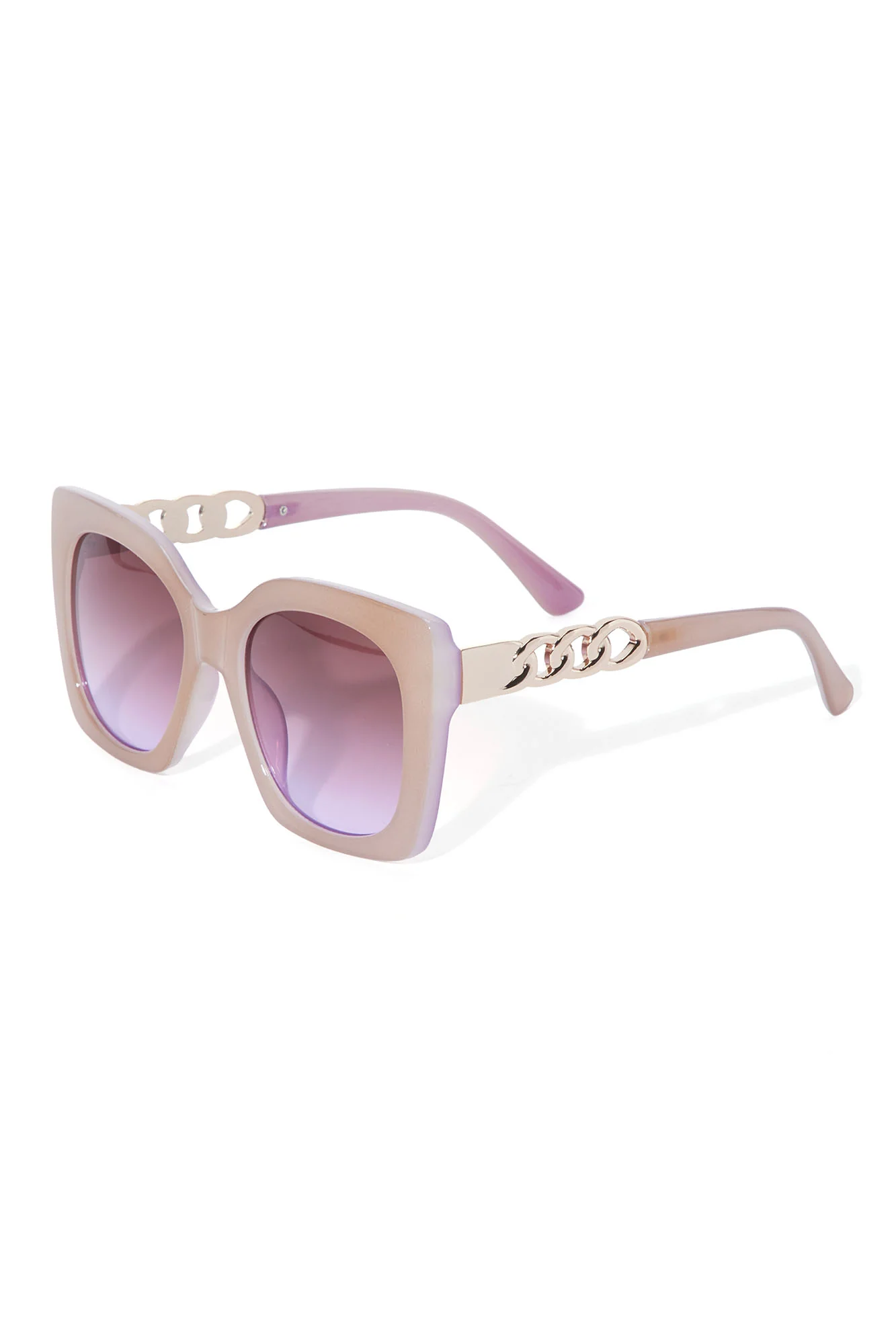 Jet To Milan Sunglasses - Nude
