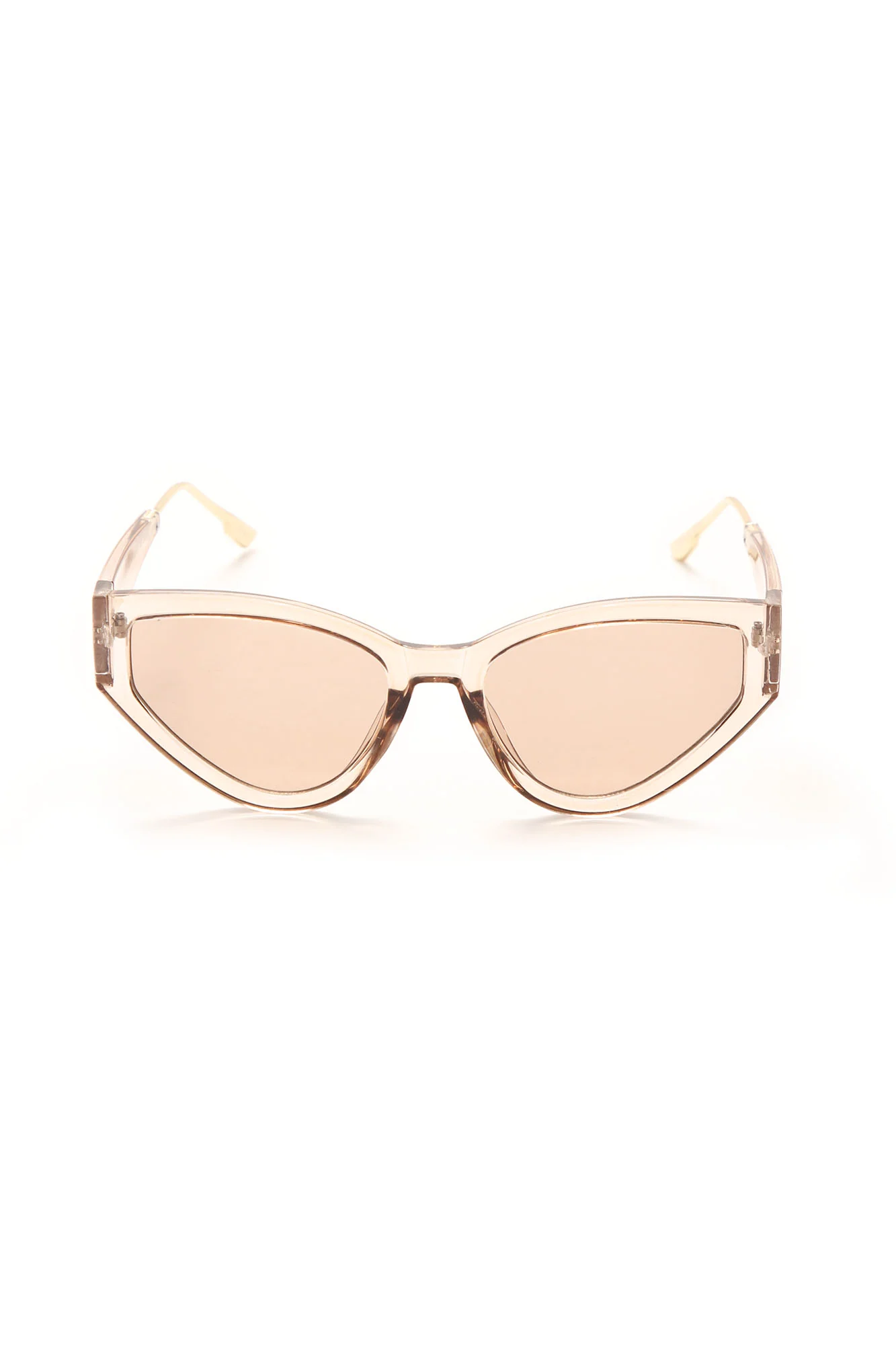 The Baddest In Town Sunglasses - Nude