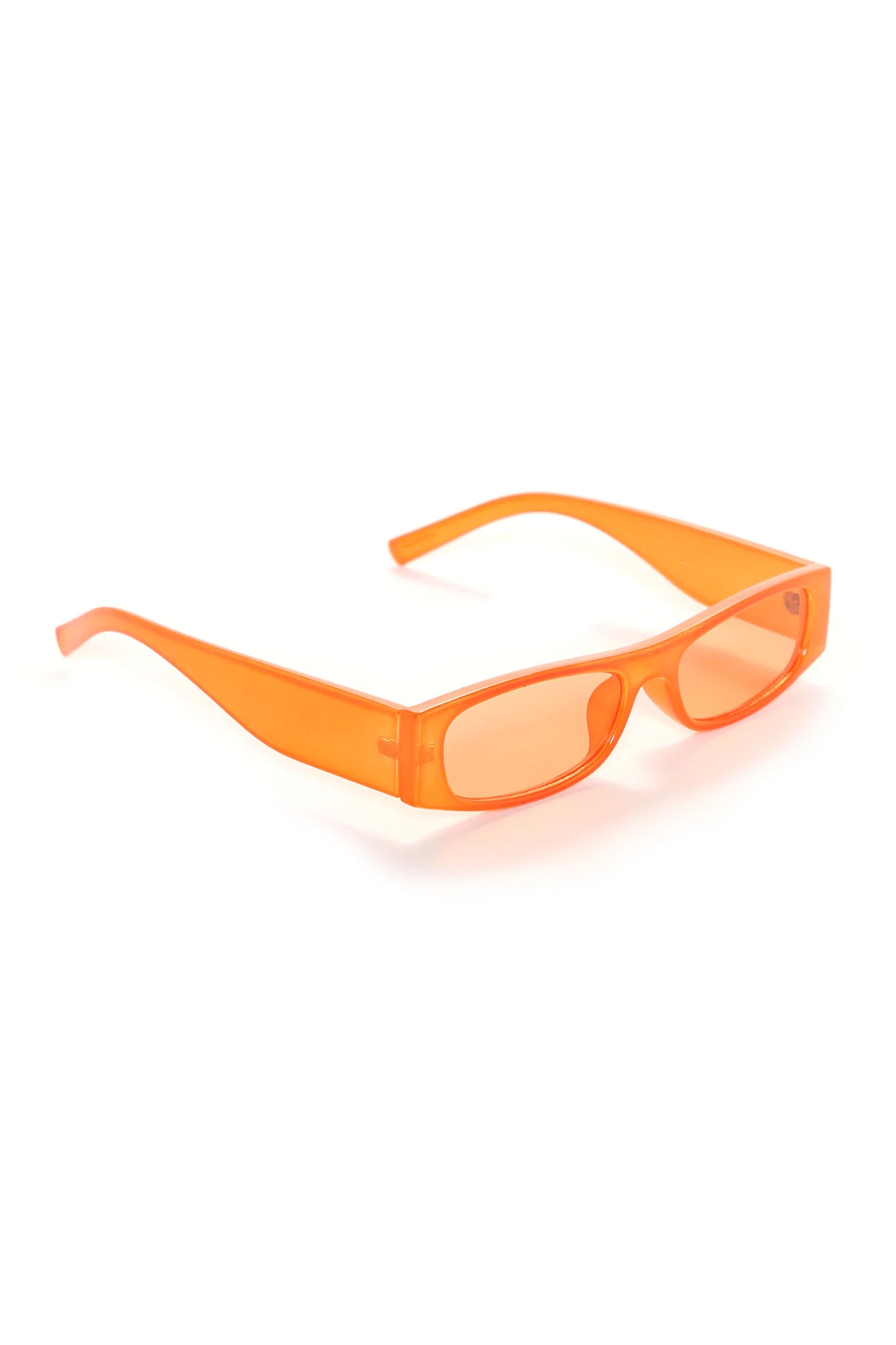 Setting Boundaries Square Sunglasses - Orange