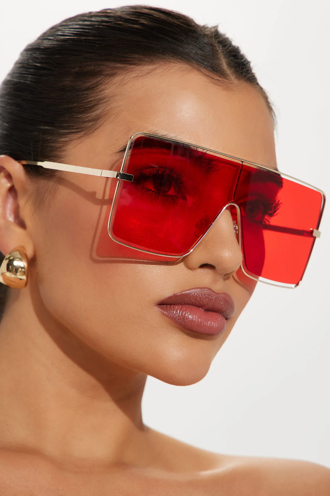 She's Far Out Sunglasses - Red