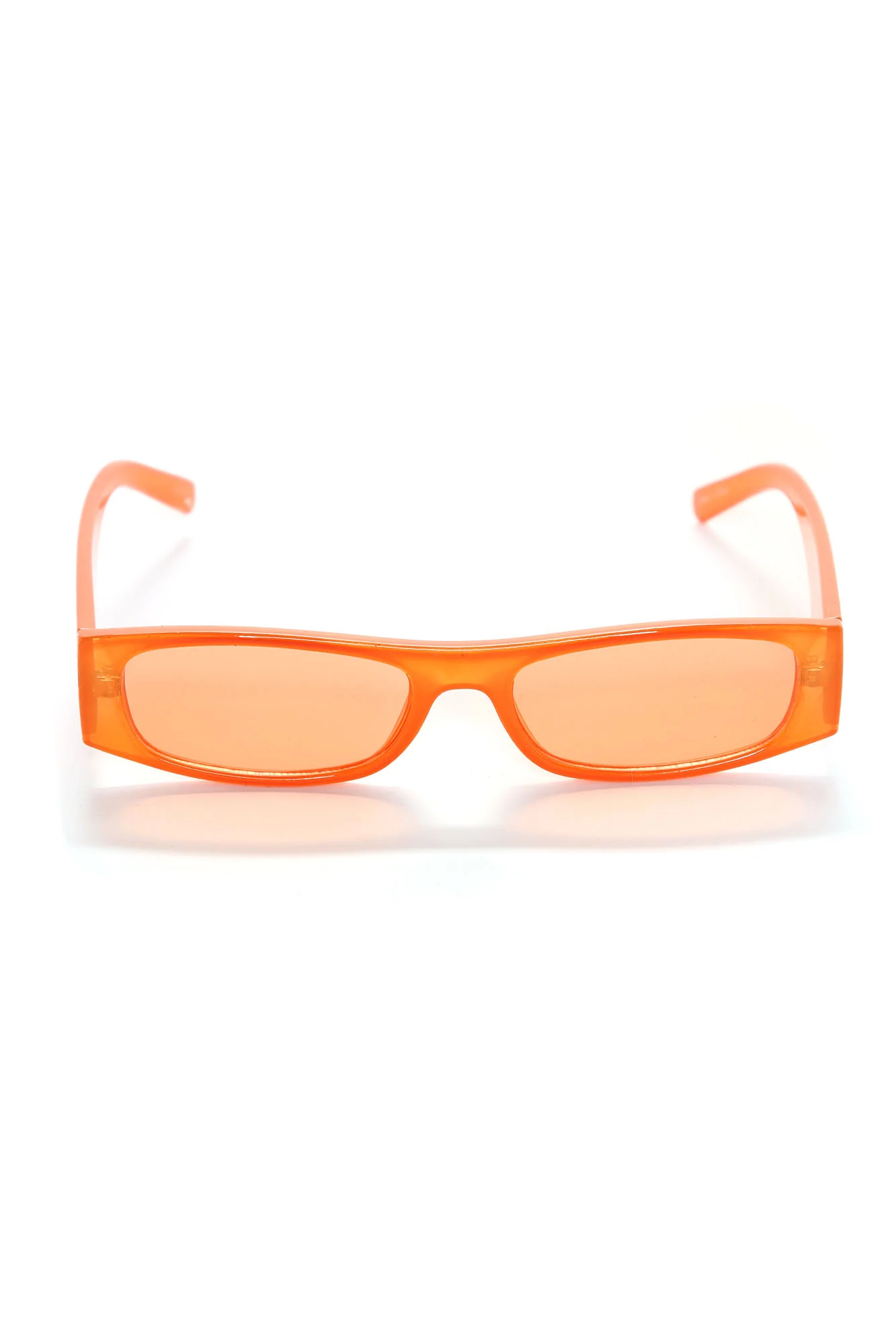 Setting Boundaries Square Sunglasses - Orange