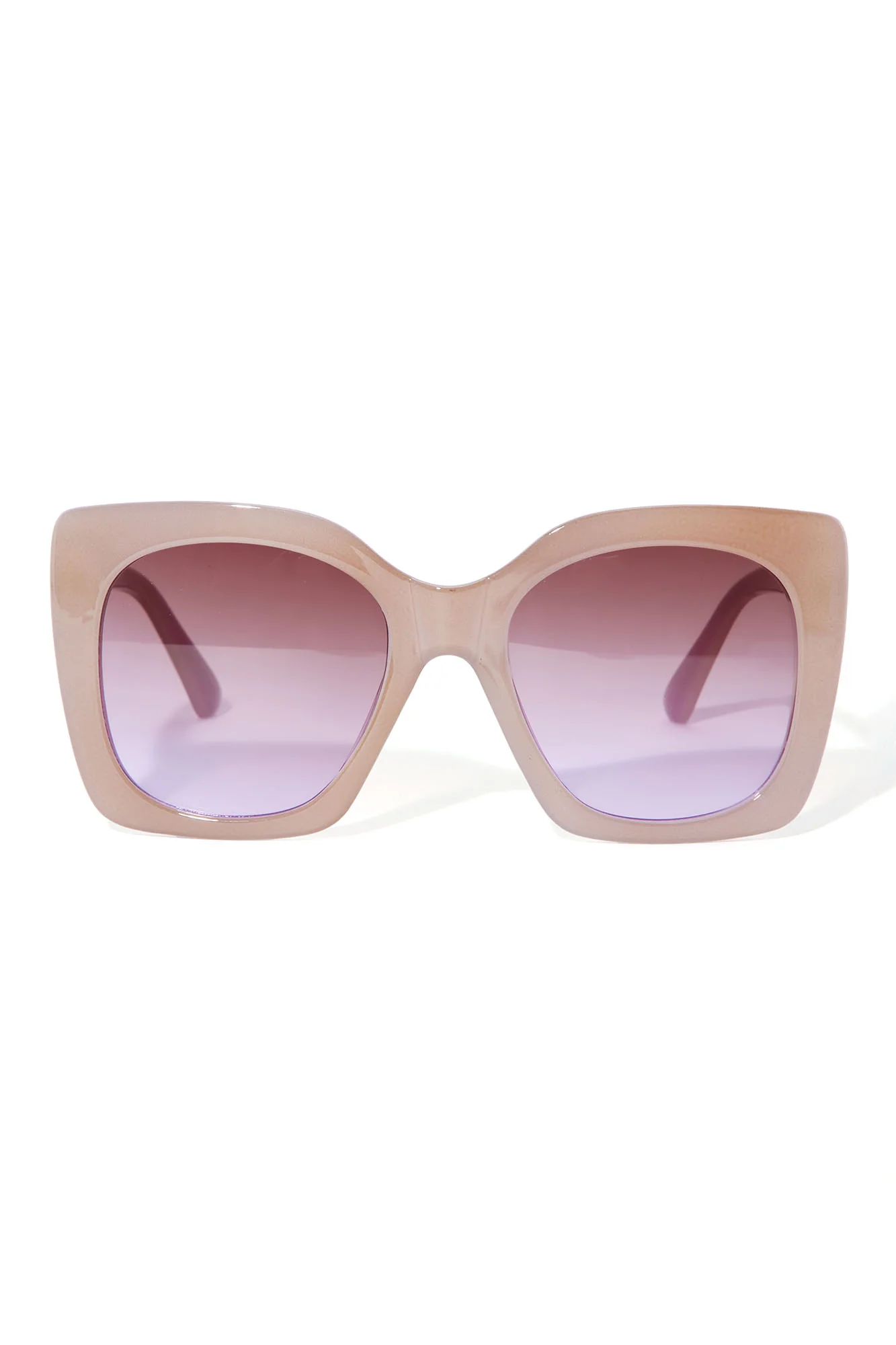 Jet To Milan Sunglasses - Nude