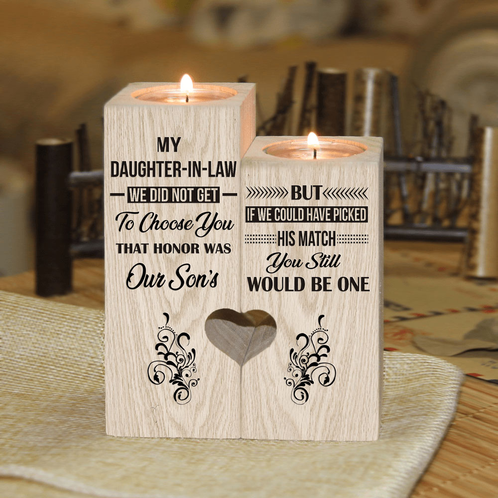 To My Daughter-In-Law - Candle Holders Vintage Candlesticks
